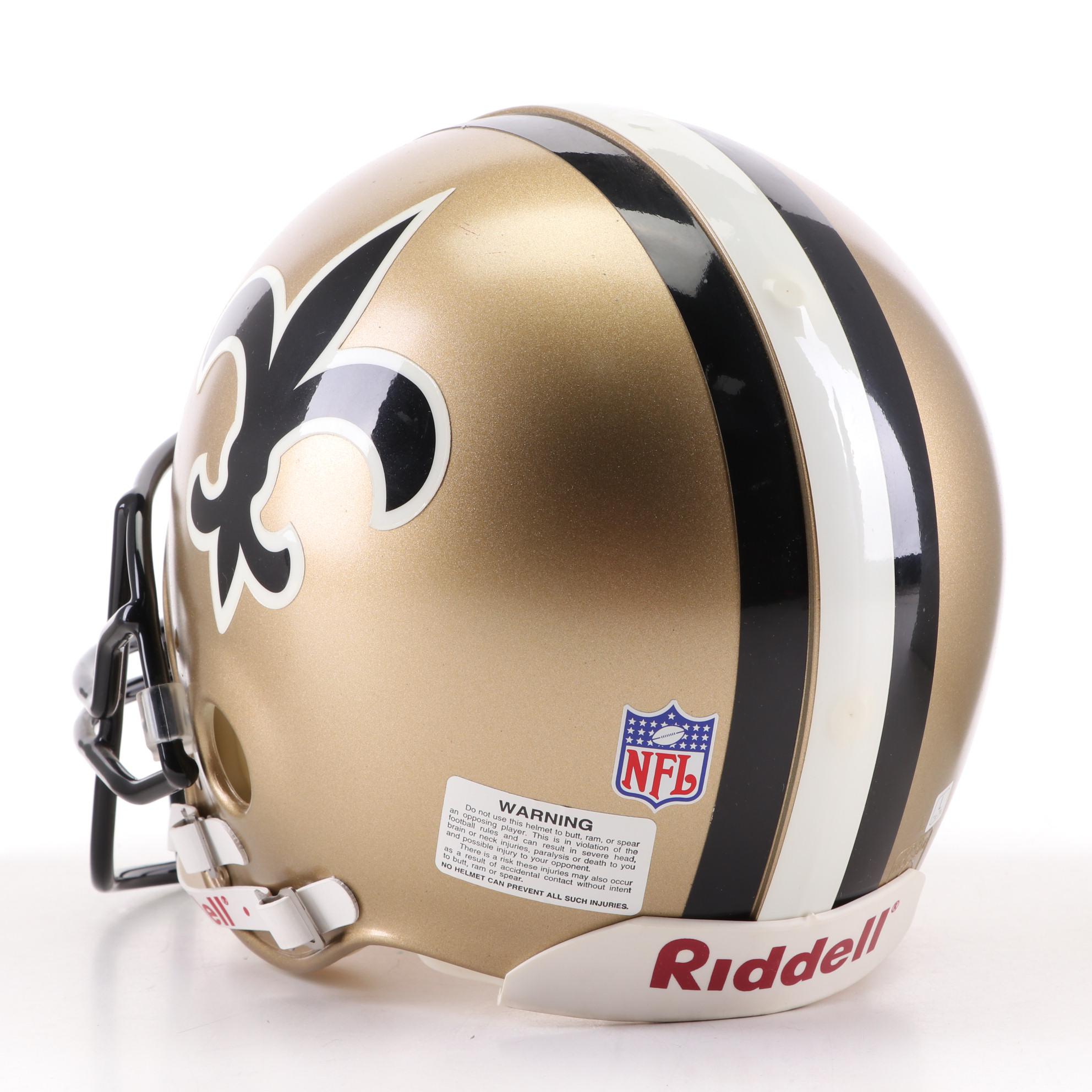 New Orleans Saints Riddell Authentic Pro Line NFL Football Helmet, 1995