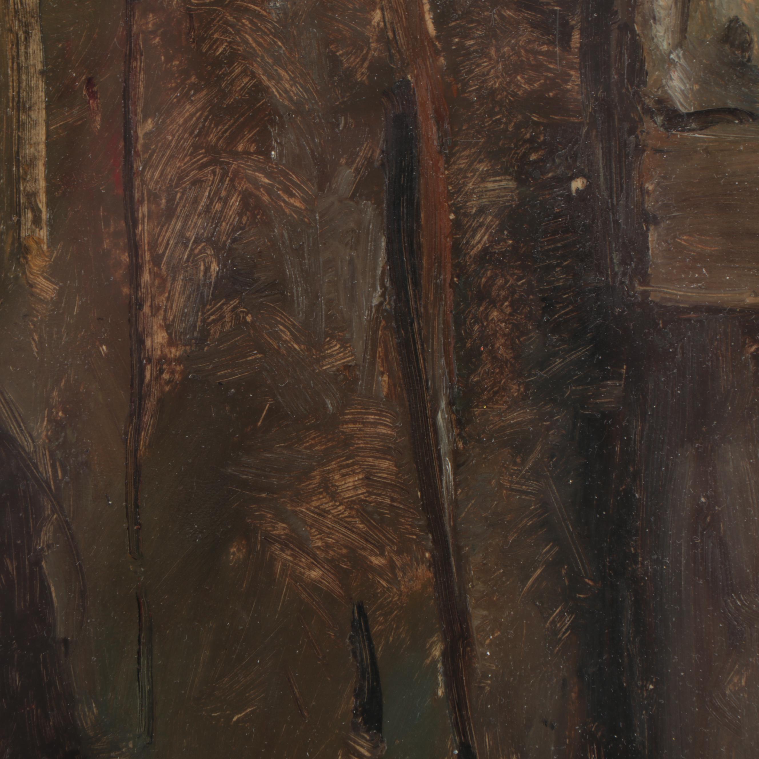 Zhang Wen Xin Portrait Oil Painting of Child, 1986