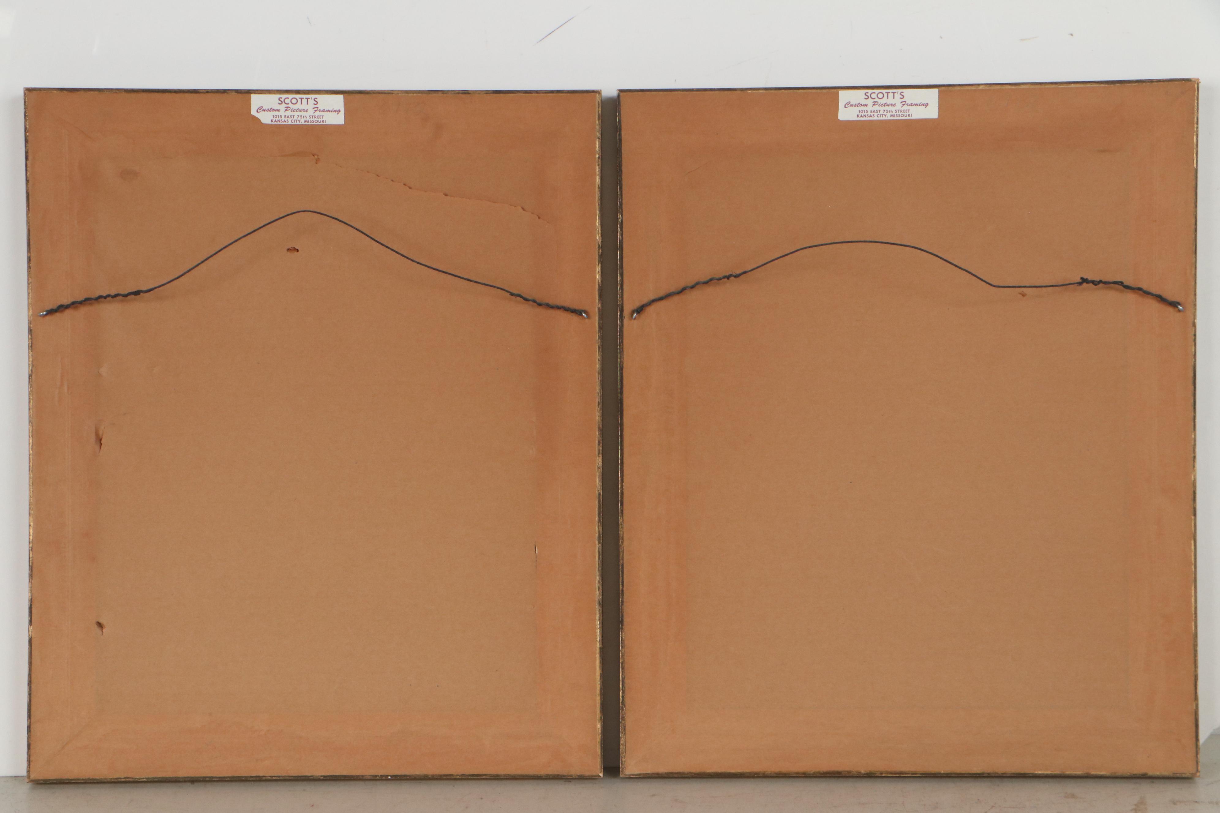 Le Garf Hand-Colored Etchings "Barbizon - Atelier J.F. Millet"