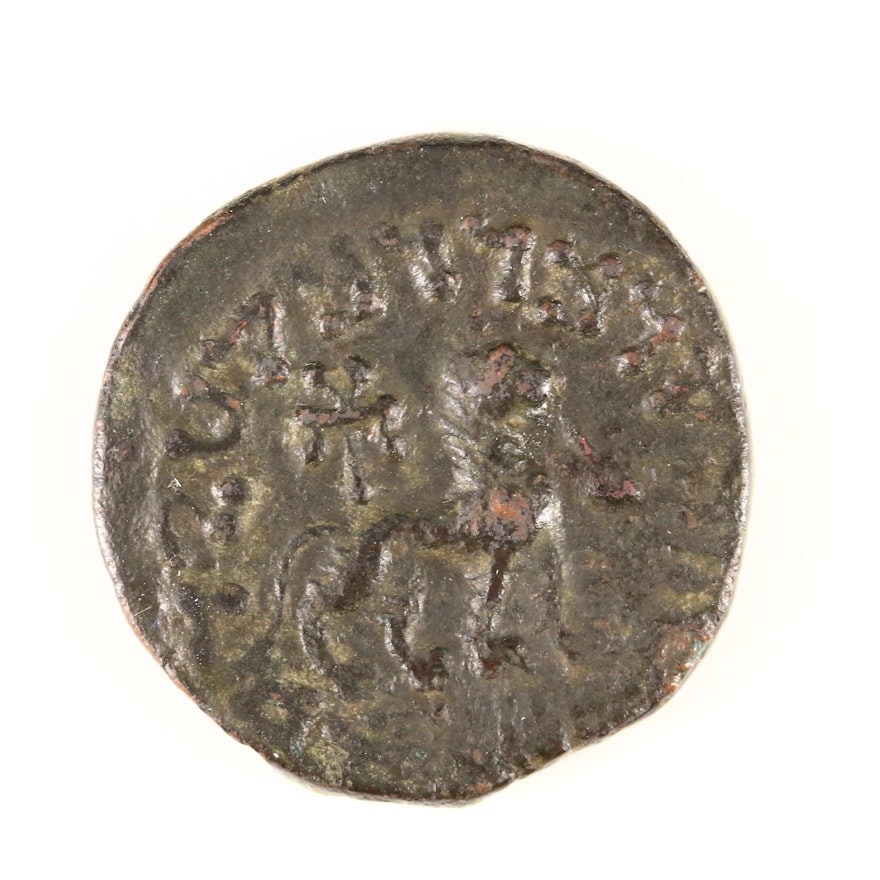 INDO-SCYTHIAN, AZES Æ Pentachalkoun 5-35 BC