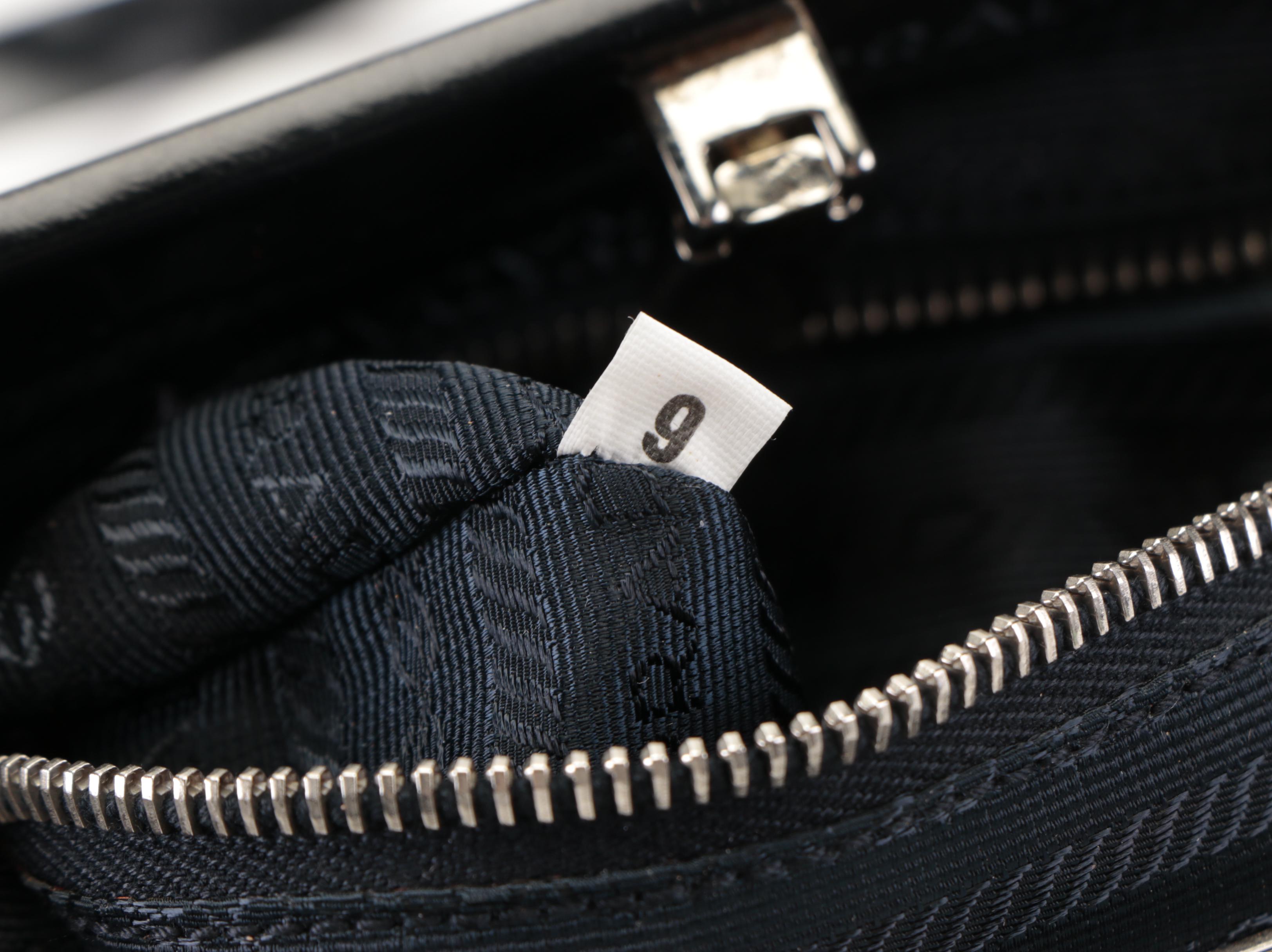 Prada Nylon and Leather Handbag