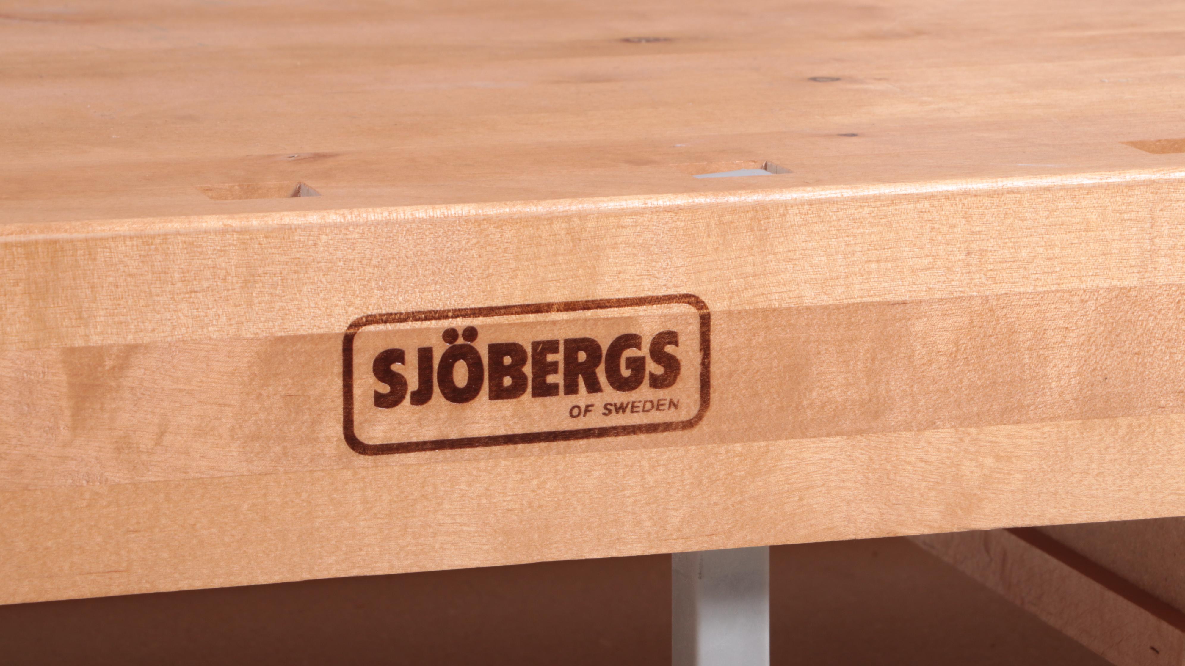 Sjöbergs Maple Workbench with Drawers and Vice Clamp