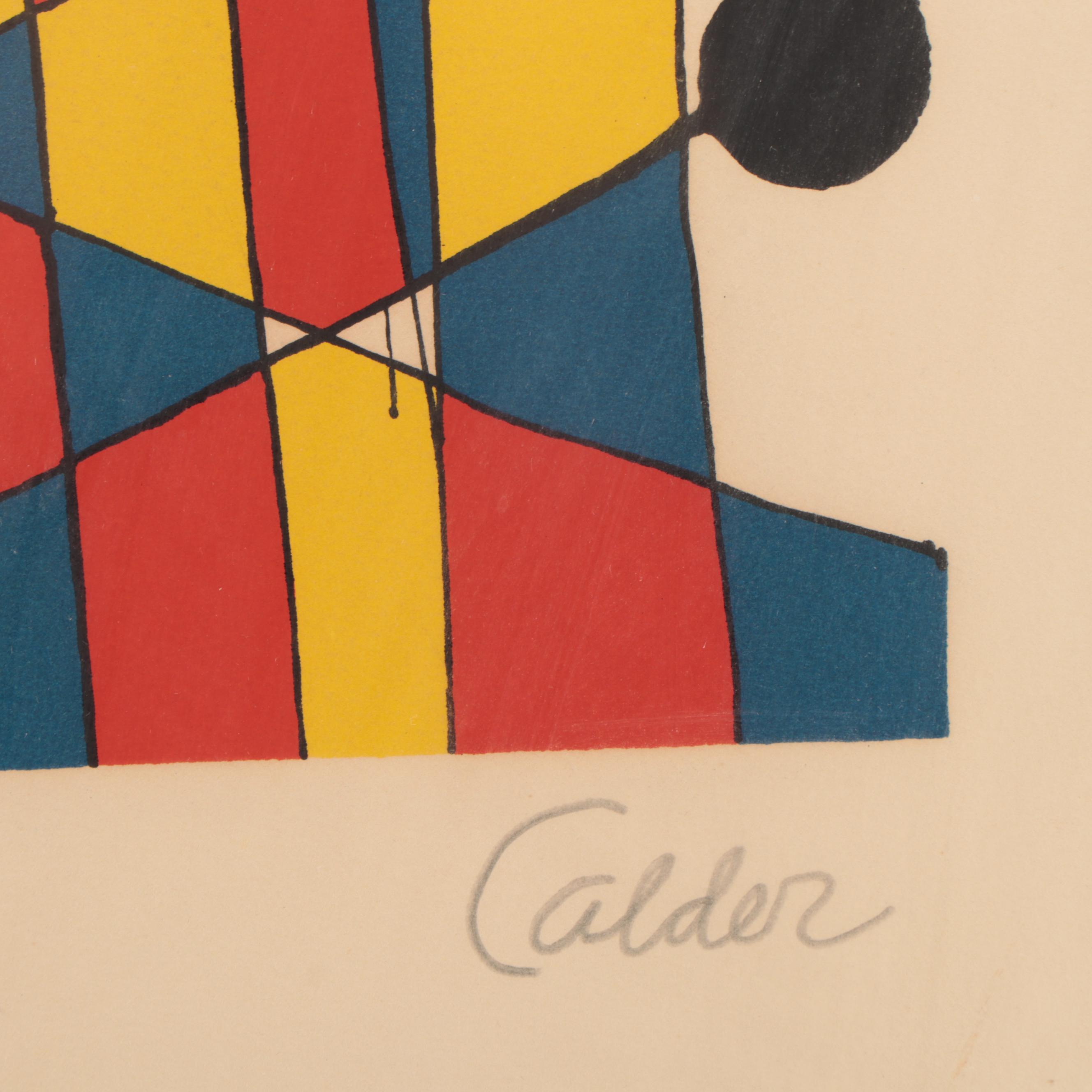 Alexander Calder Lithograph "Balloons," 1971