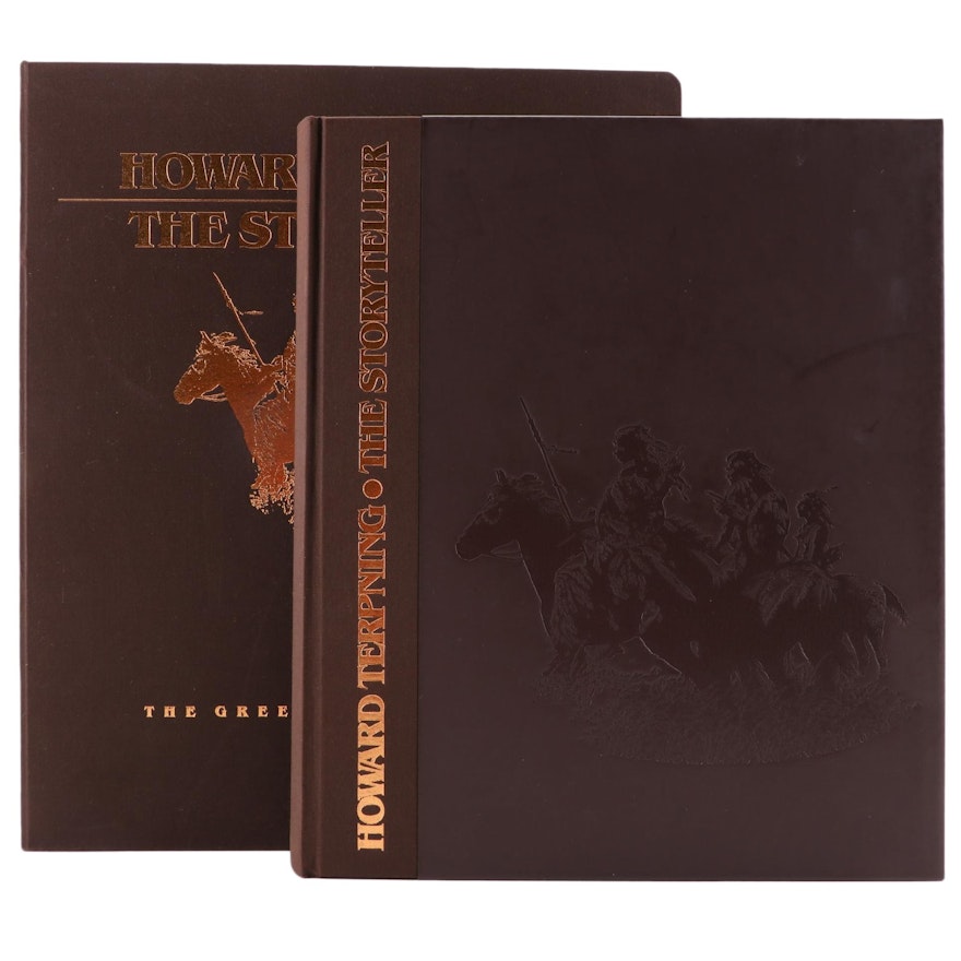 Signed Limited Edition "Howard Terpning: The Storyteller" by Don Dedera, 1989