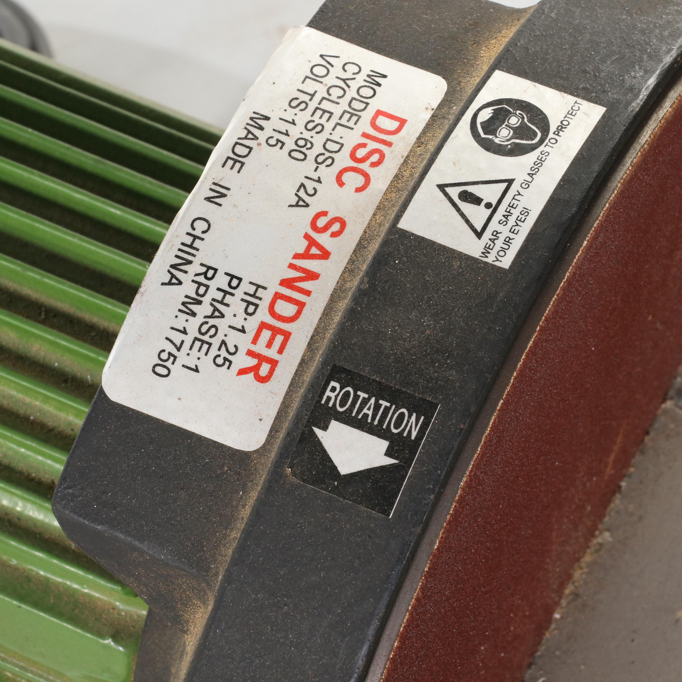 Electric Benchtop Disc Sander