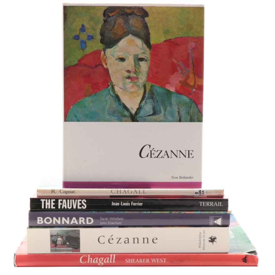 Illustrated "Cézanne" by Yvon Taillandier and Other Art Books, Late 20th Century