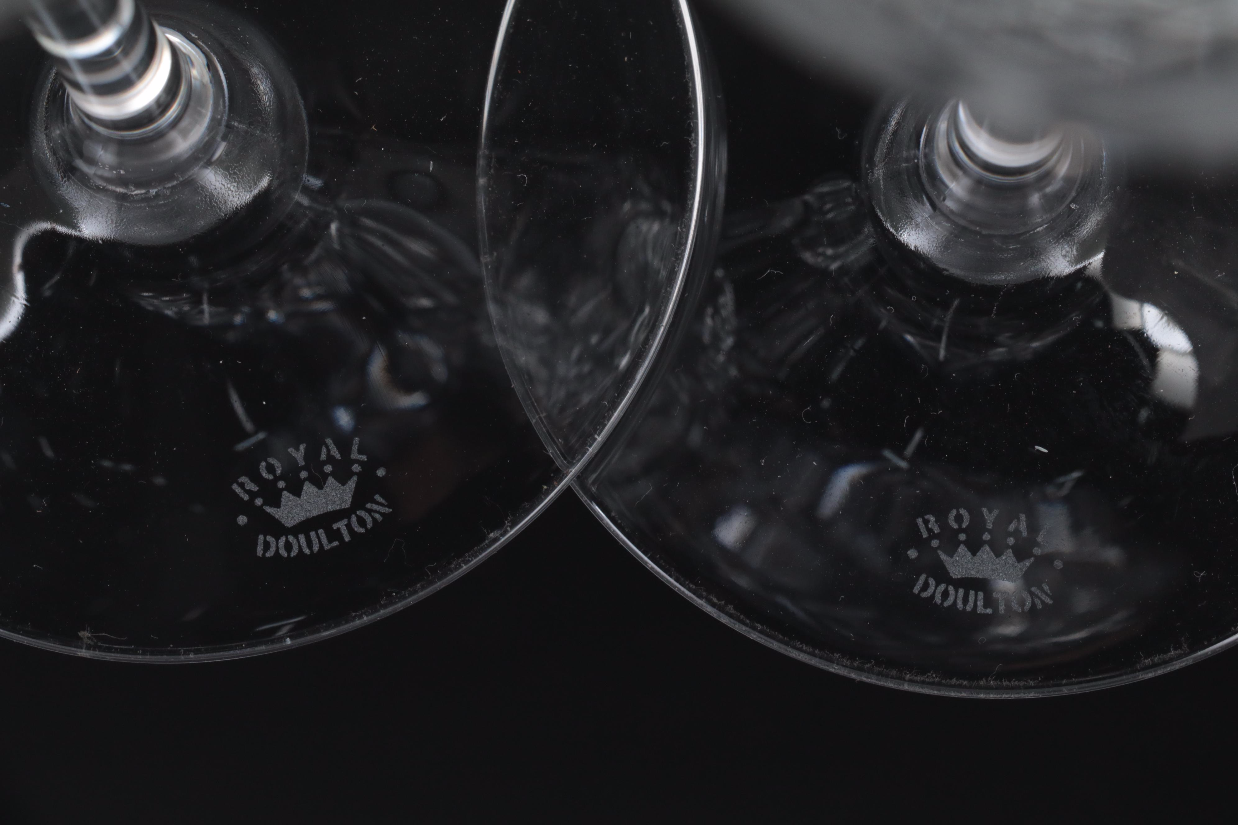 J.G. Durand Crystal Carafe with Waterford and Other Crystal Barware