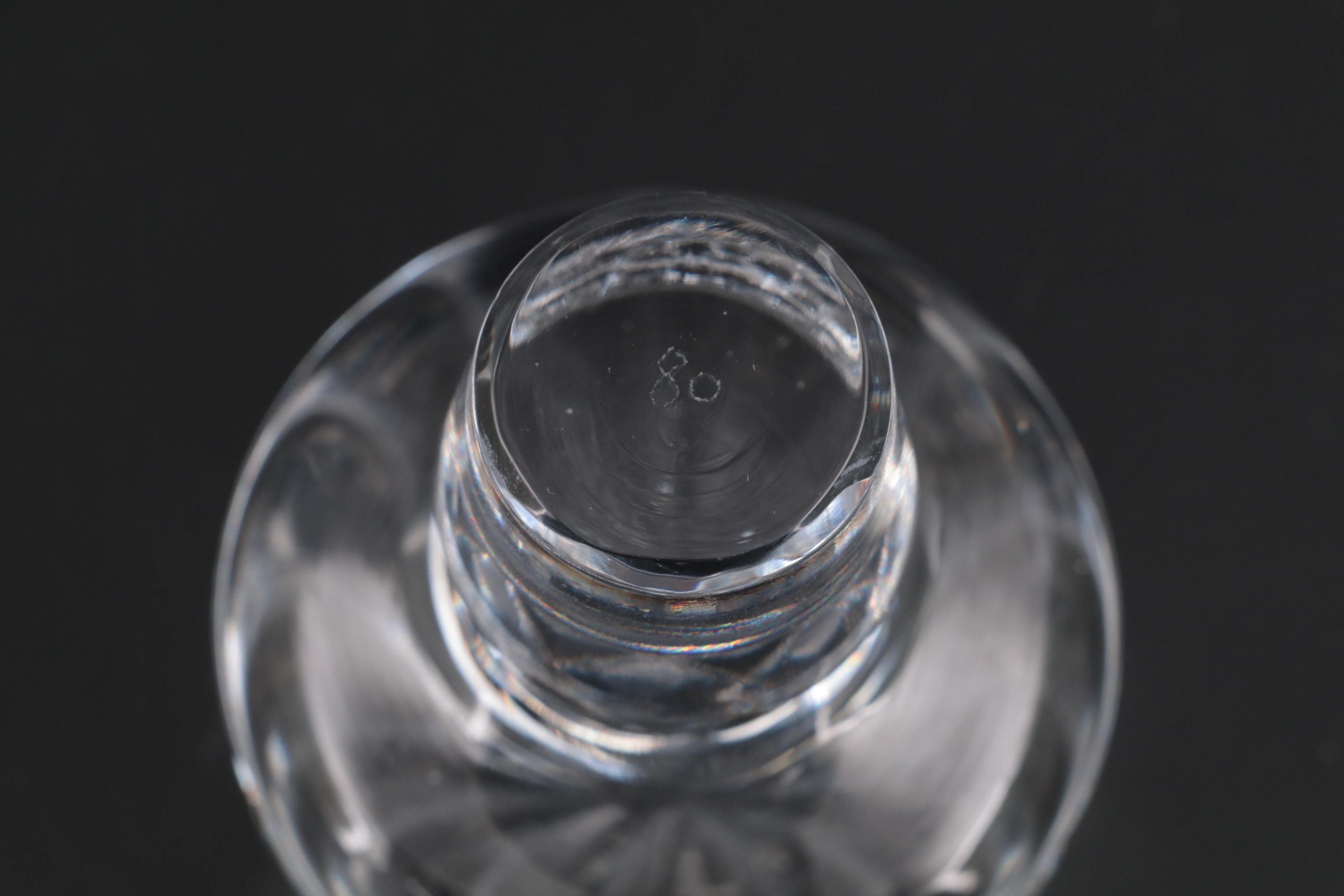 J.G. Durand Crystal Carafe with Waterford and Other Crystal Barware