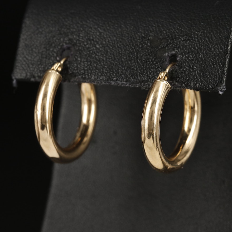 14K Hoop Earrings