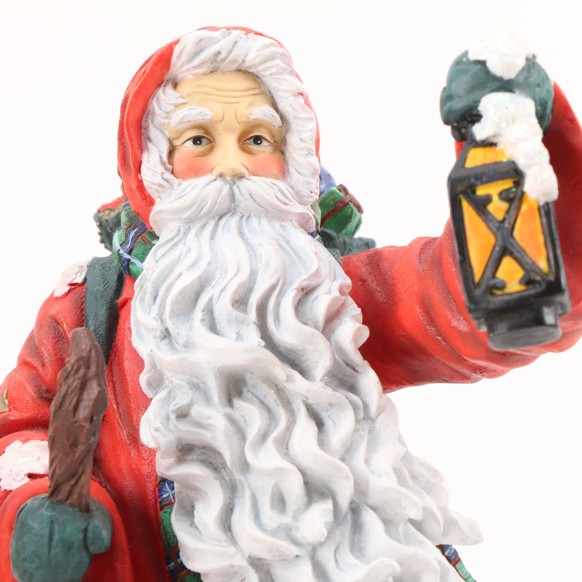 Pipka "Santa on the Go", "Knock, Knock Santa" and Midnight Visitor Figurines