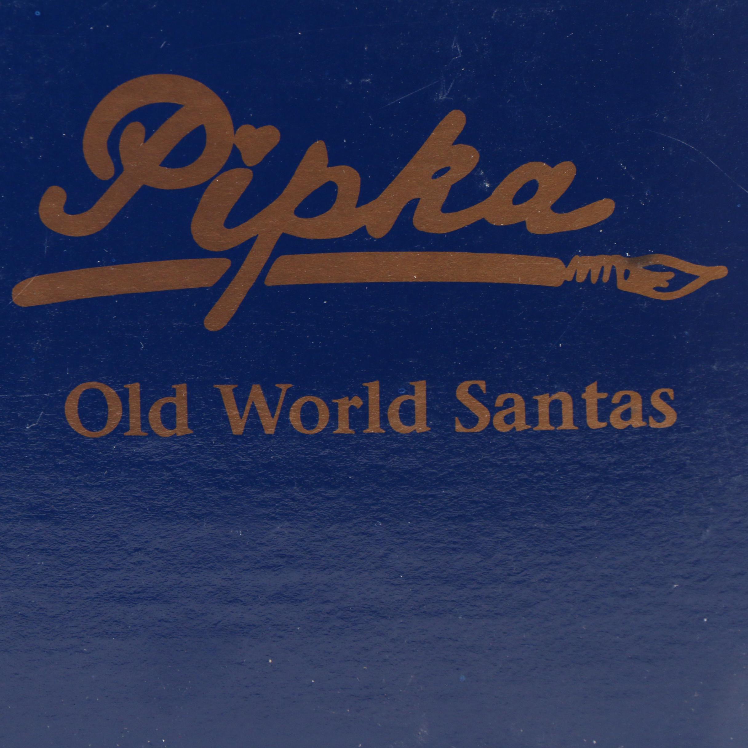 Pipka "Santa on the Go", "Knock, Knock Santa" and Midnight Visitor Figurines