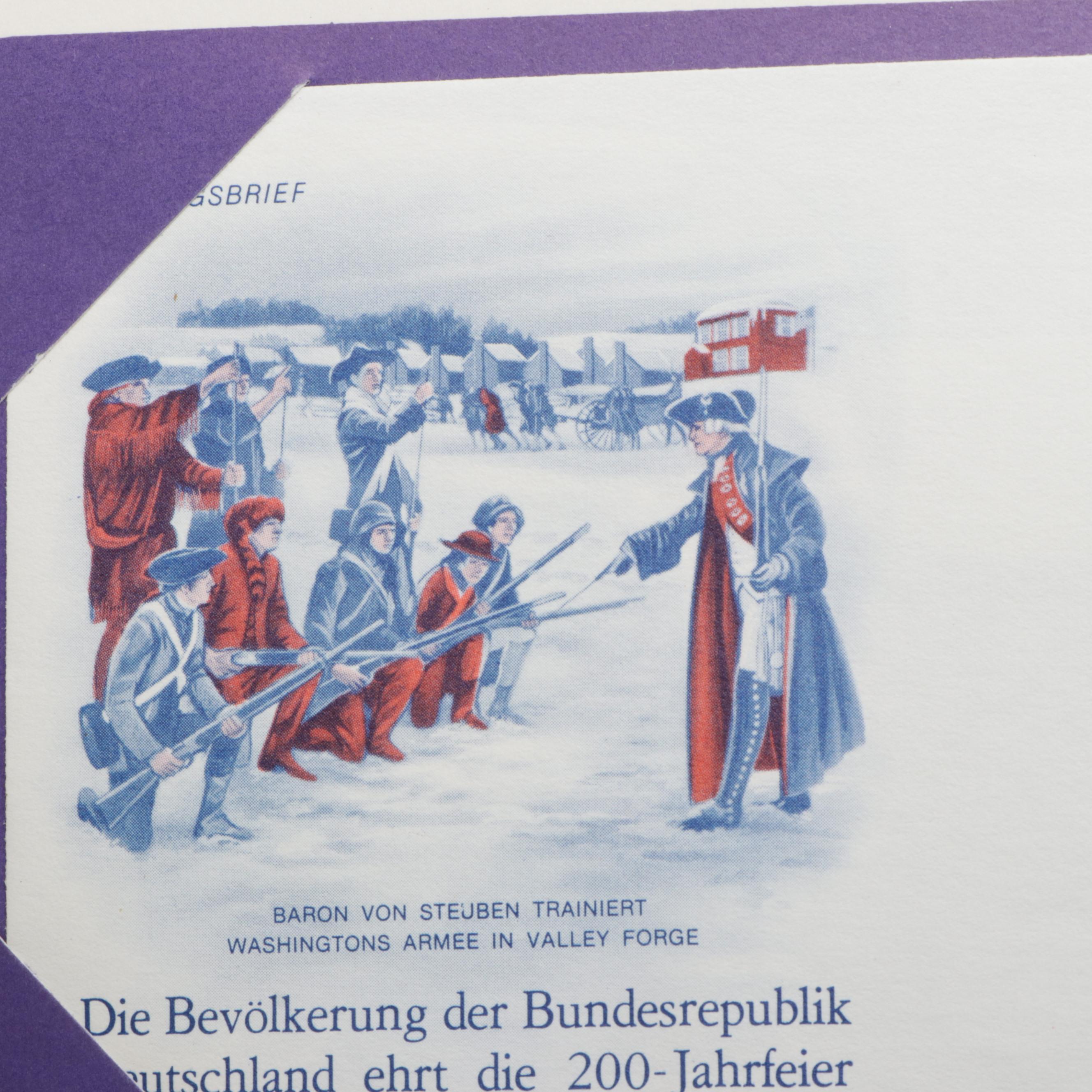 Three Bicentennial Themed Albums of First Day Issue Stamps and Postal Covers