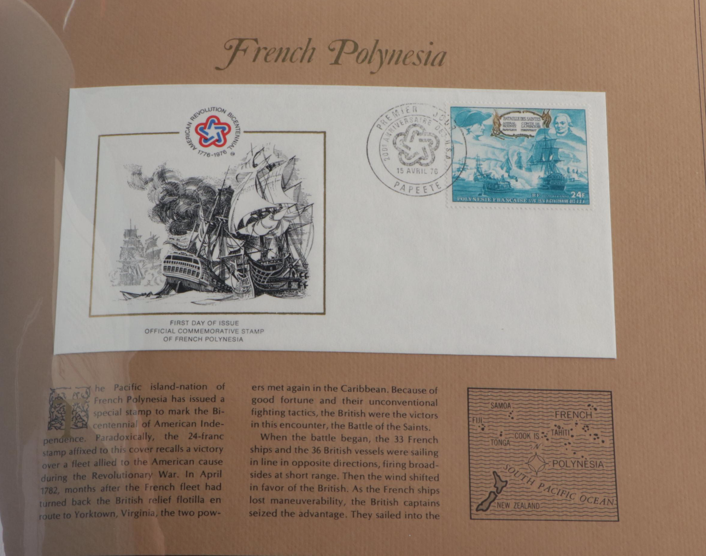 Three Bicentennial Themed Albums of First Day Issue Stamps and Postal Covers