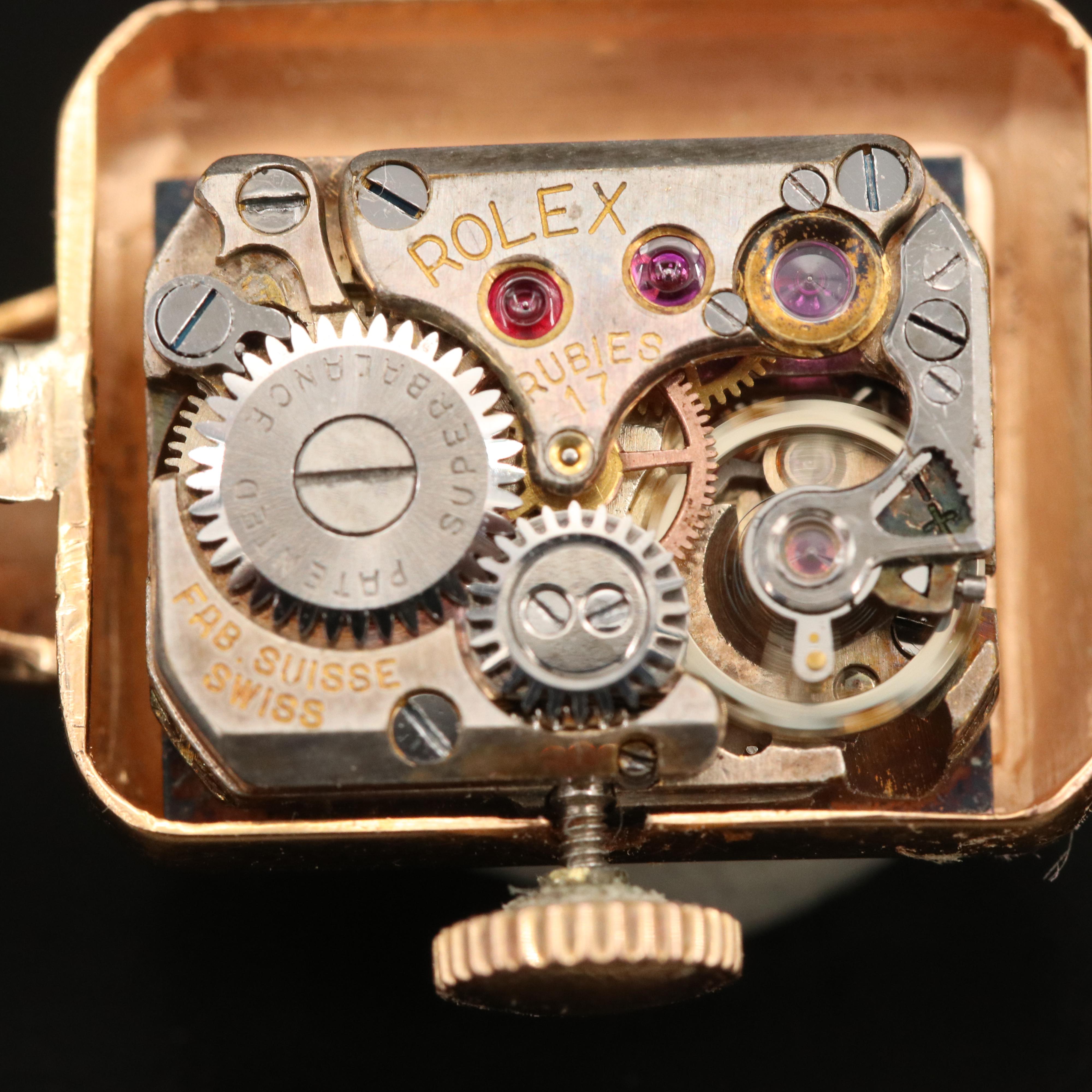Vintage Rolex 18K Stem Wind Watch
