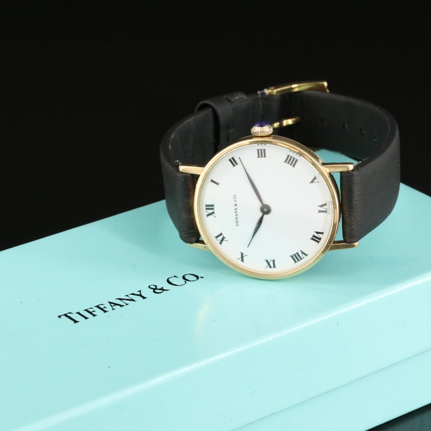 18K Tiffany & Co. Wristwatch By Baume & Mercier