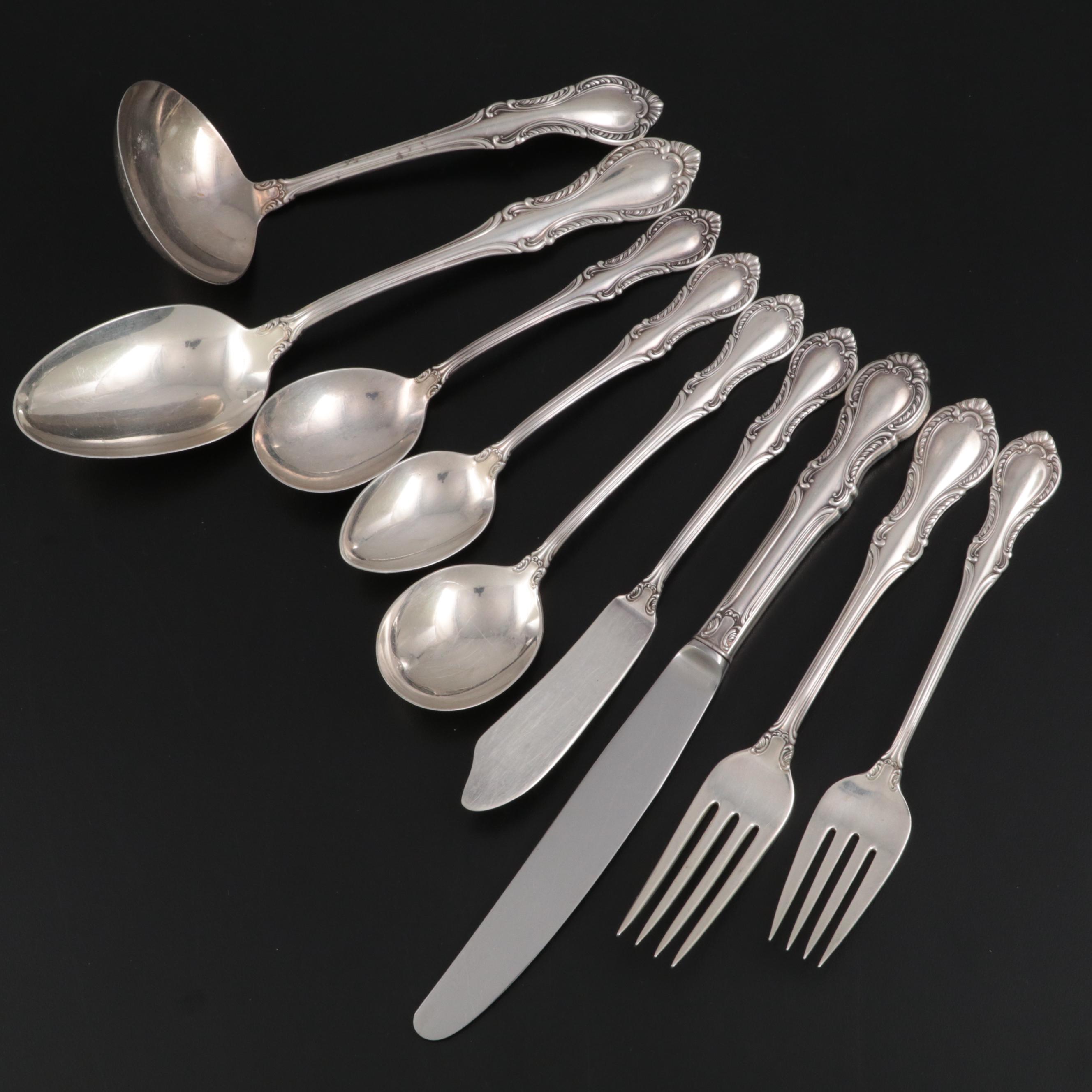 Fine Arts "Southern Colonial" Sterling Silver Flatware and Serving Utensils