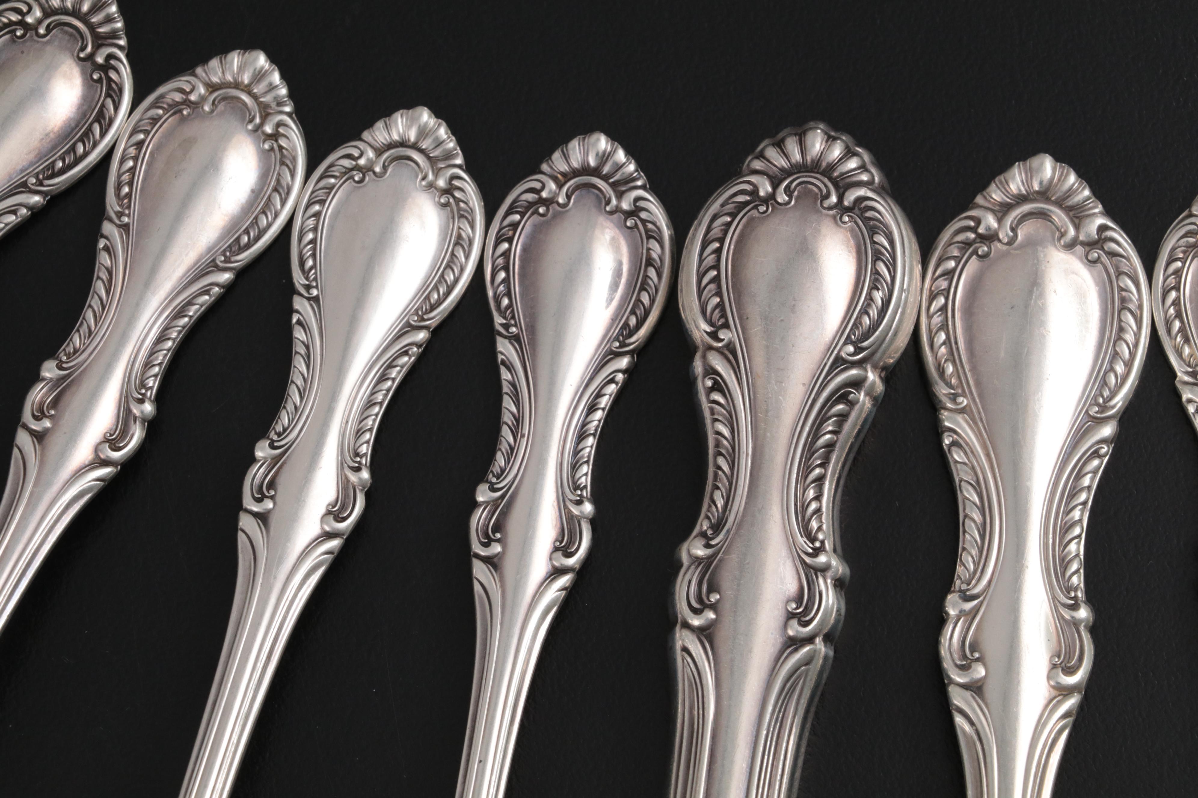 Fine Arts "Southern Colonial" Sterling Silver Flatware and Serving Utensils