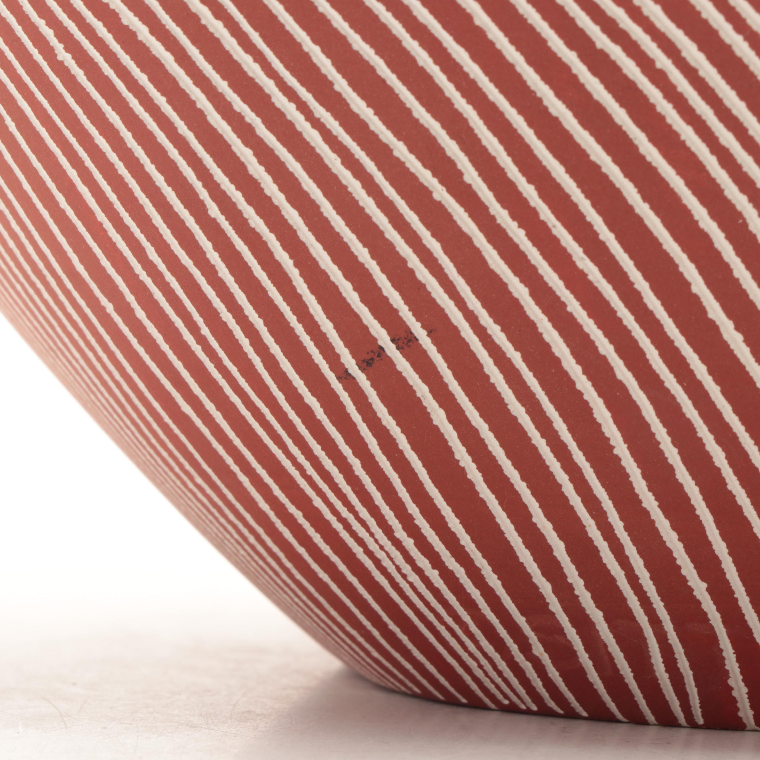 Richard Martinez Acoma Pueblo Sgrafitto Pottery Horse Kachina Dolls Vase