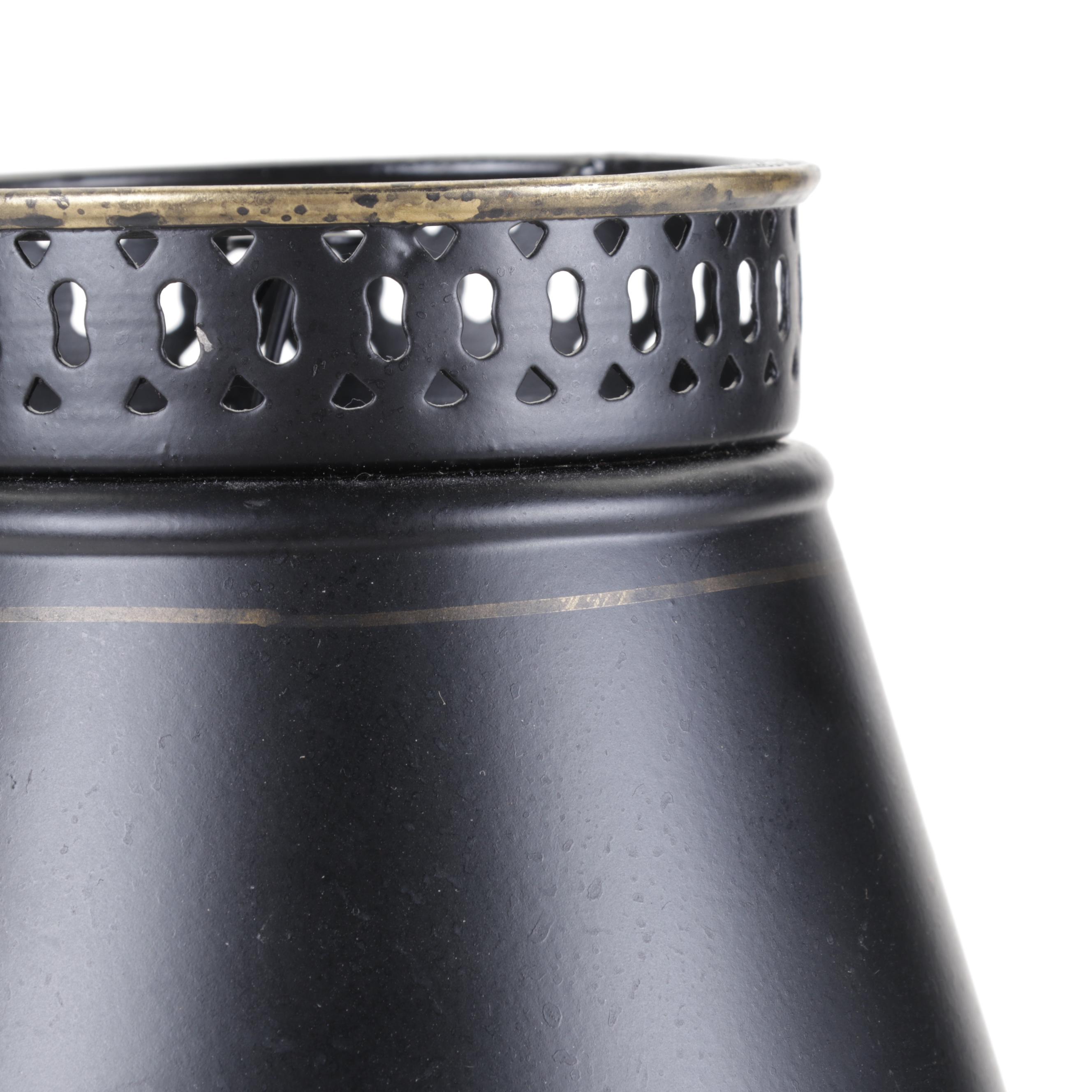 Pierced Toleware Student Lamp, 21st Century