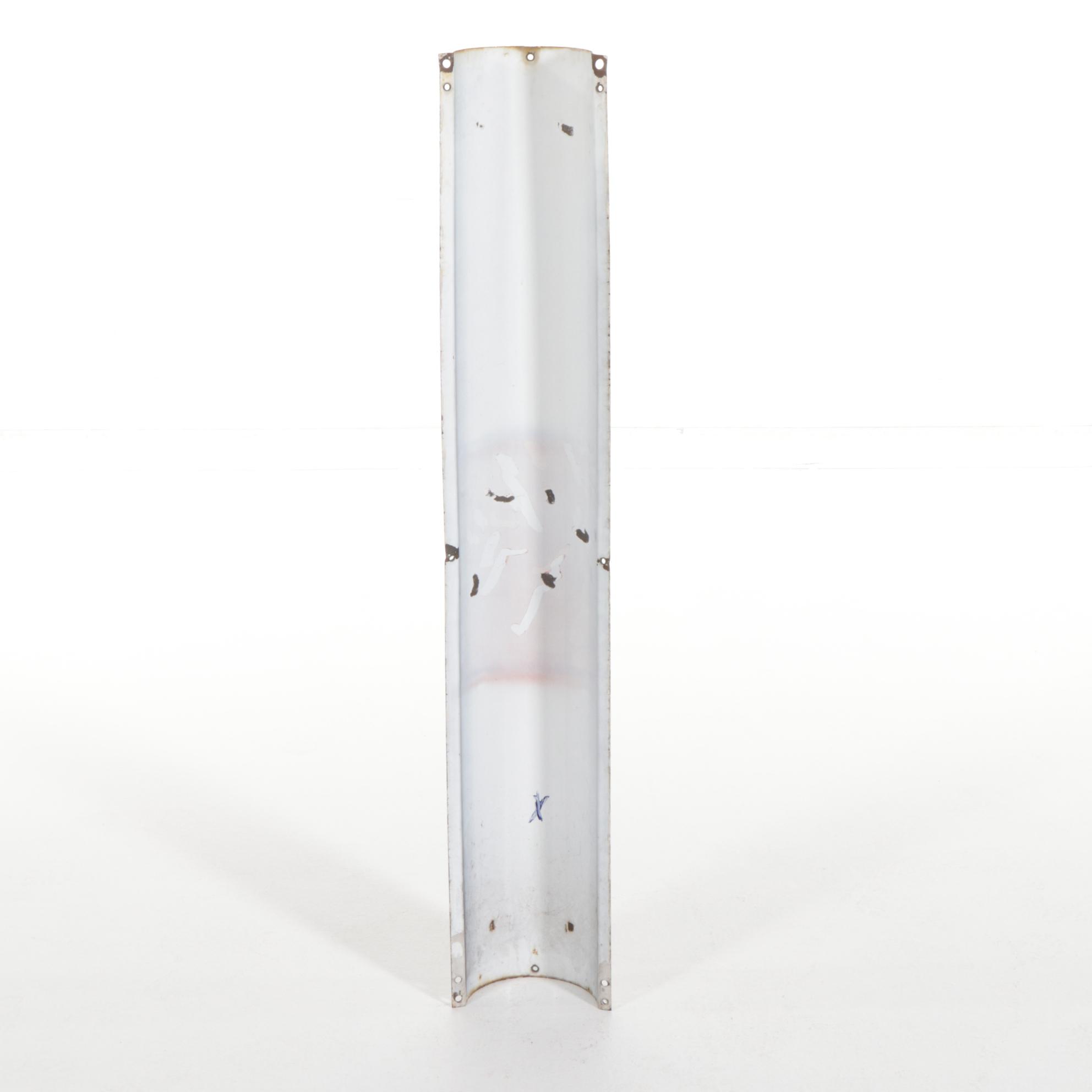 William Marvy Co. Porcelain on Metal Barber Pole Sign, Mid-20th Century