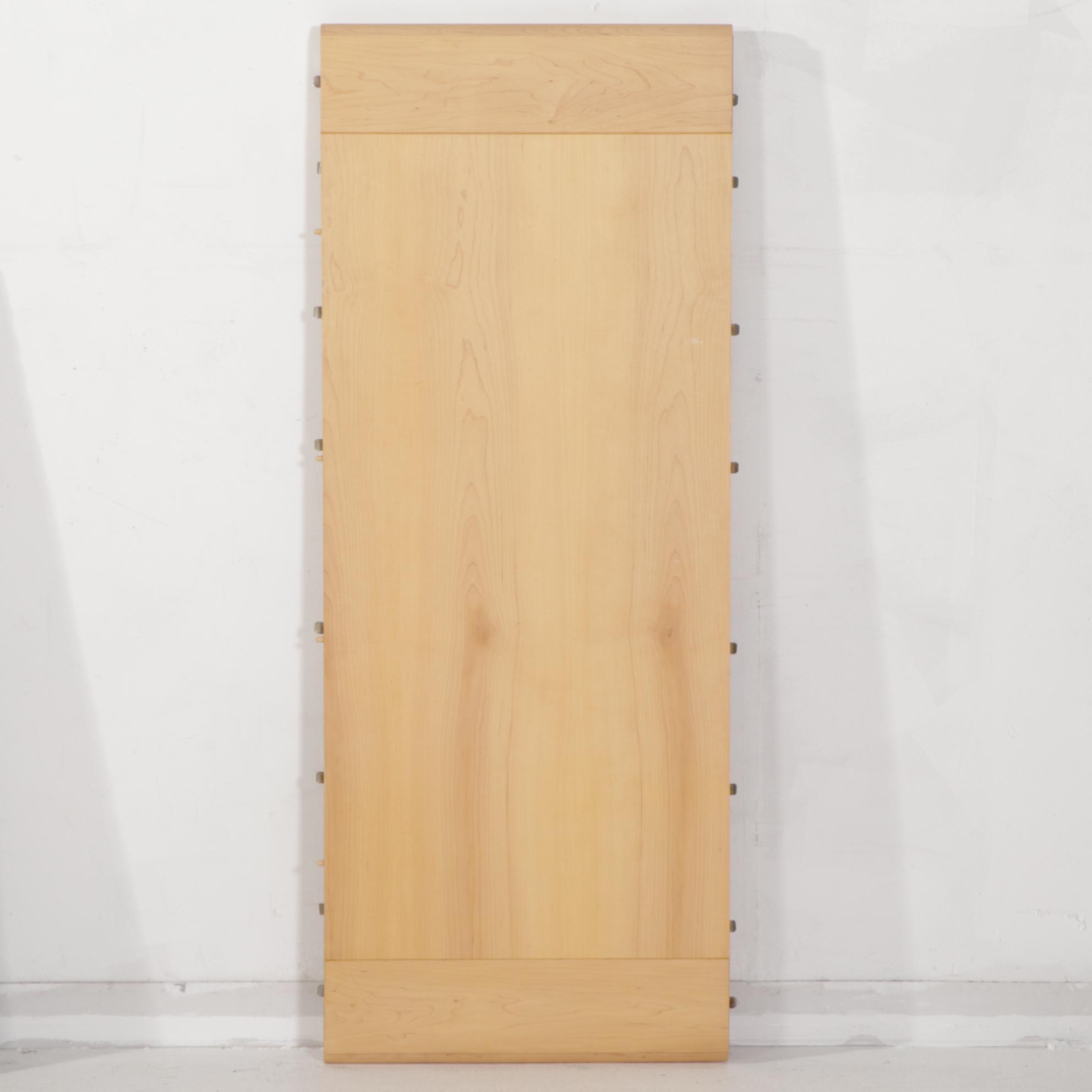 Maple Split-Pedestal Dining Table and Eight Caned Tub Chairs on Casters