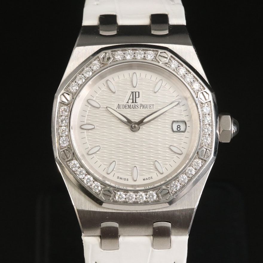 Audemars Piguet Lady Royal Oak Diamond Wristwatch