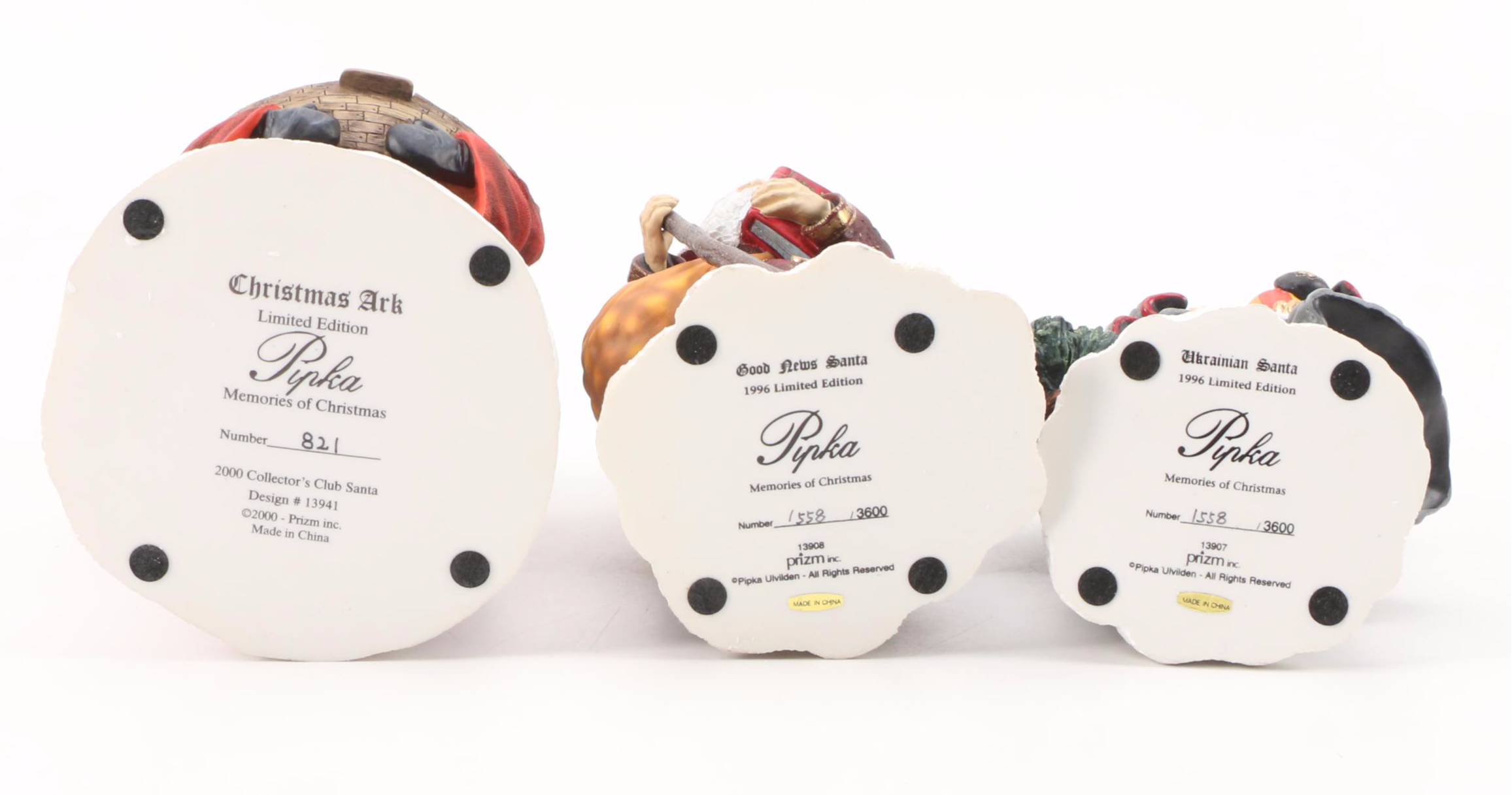 Pipka "Christmas Ark," "Ukrainian Santa," and More Decorative Figures