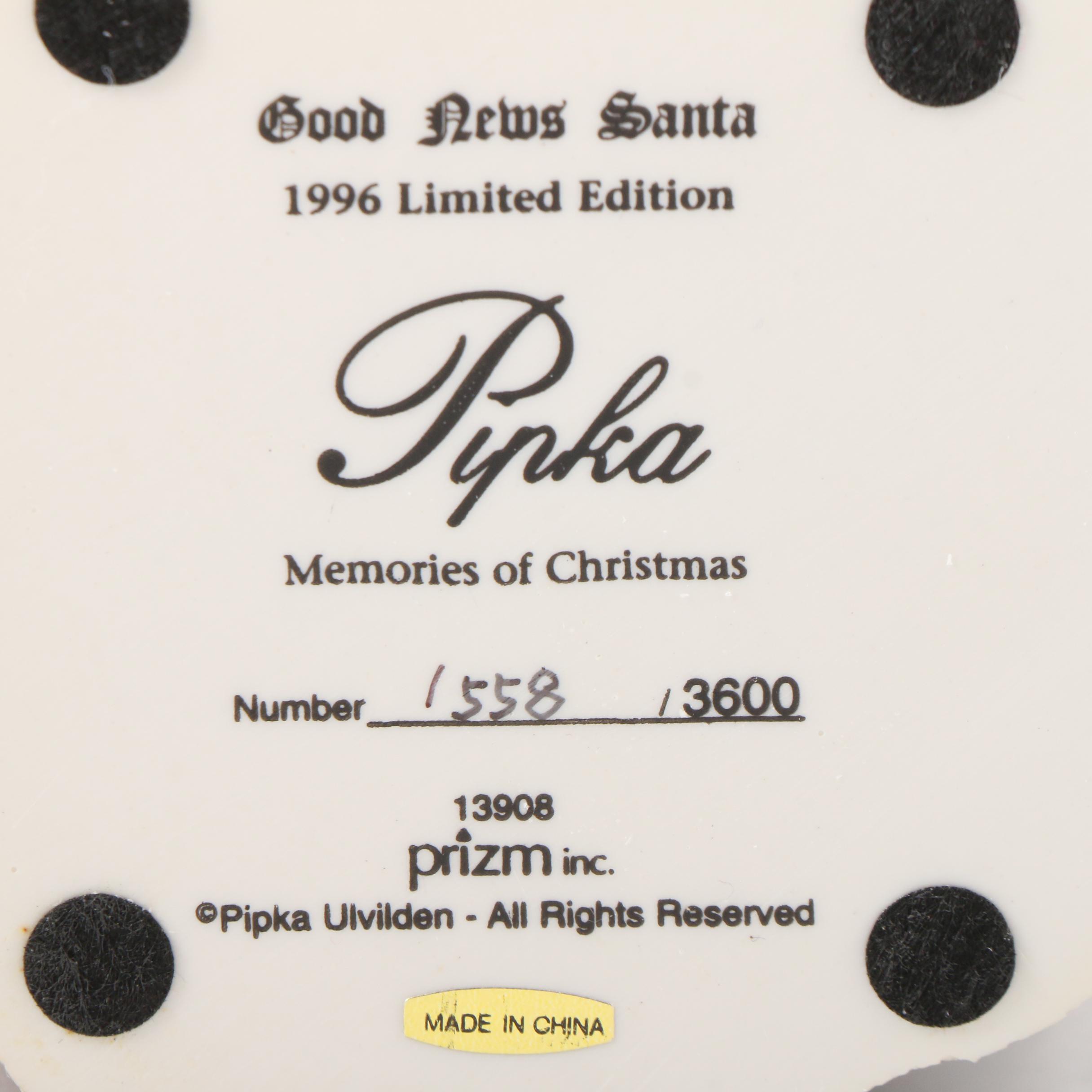 Pipka "Christmas Ark," "Ukrainian Santa," and More Decorative Figures