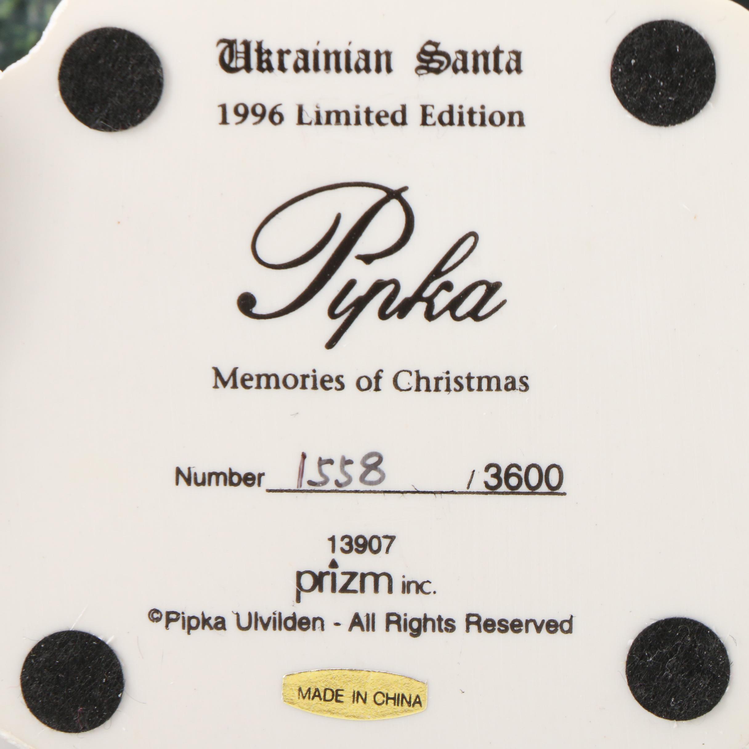 Pipka "Christmas Ark," "Ukrainian Santa," and More Decorative Figures