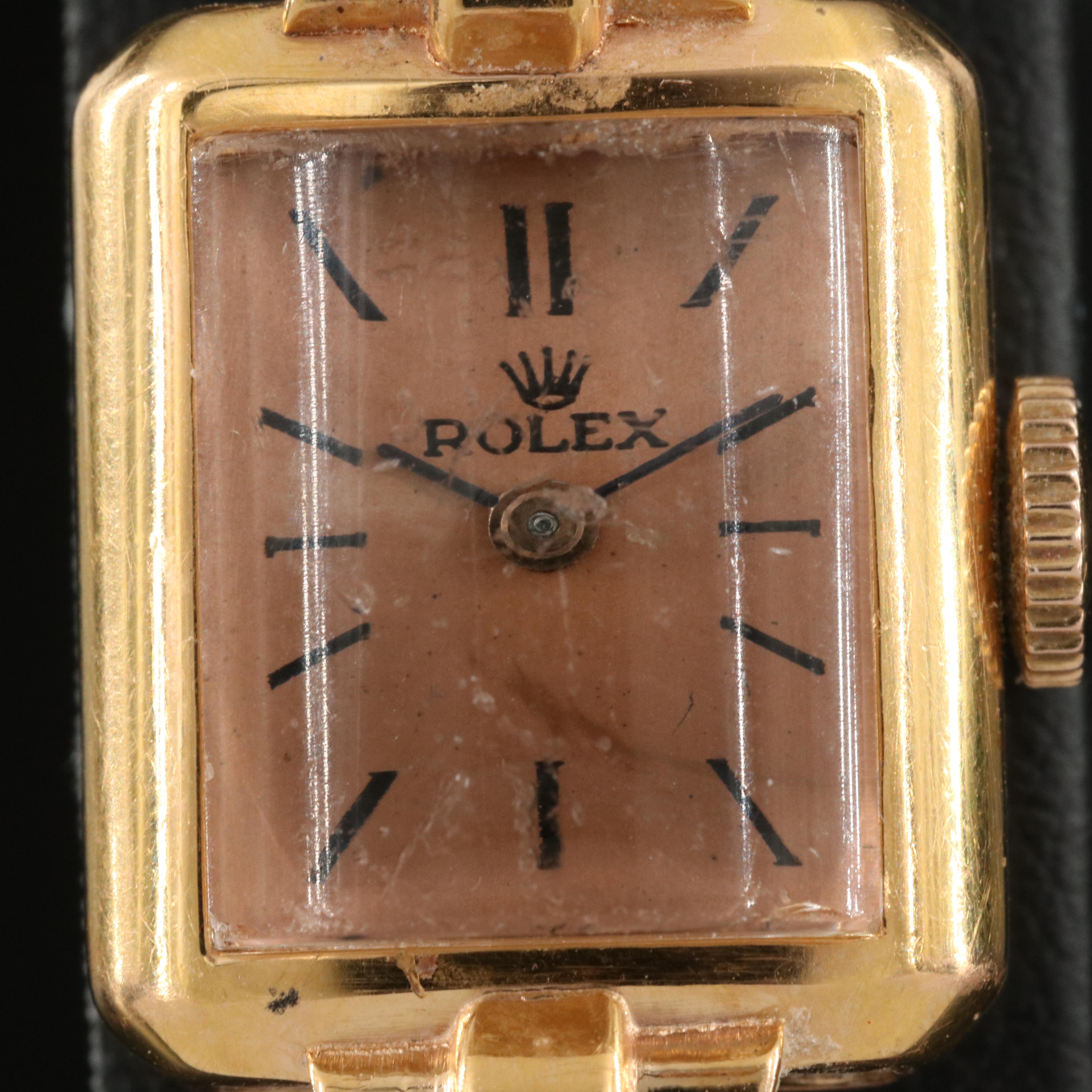 Vintage Rolex 18K Stem Wind Watch