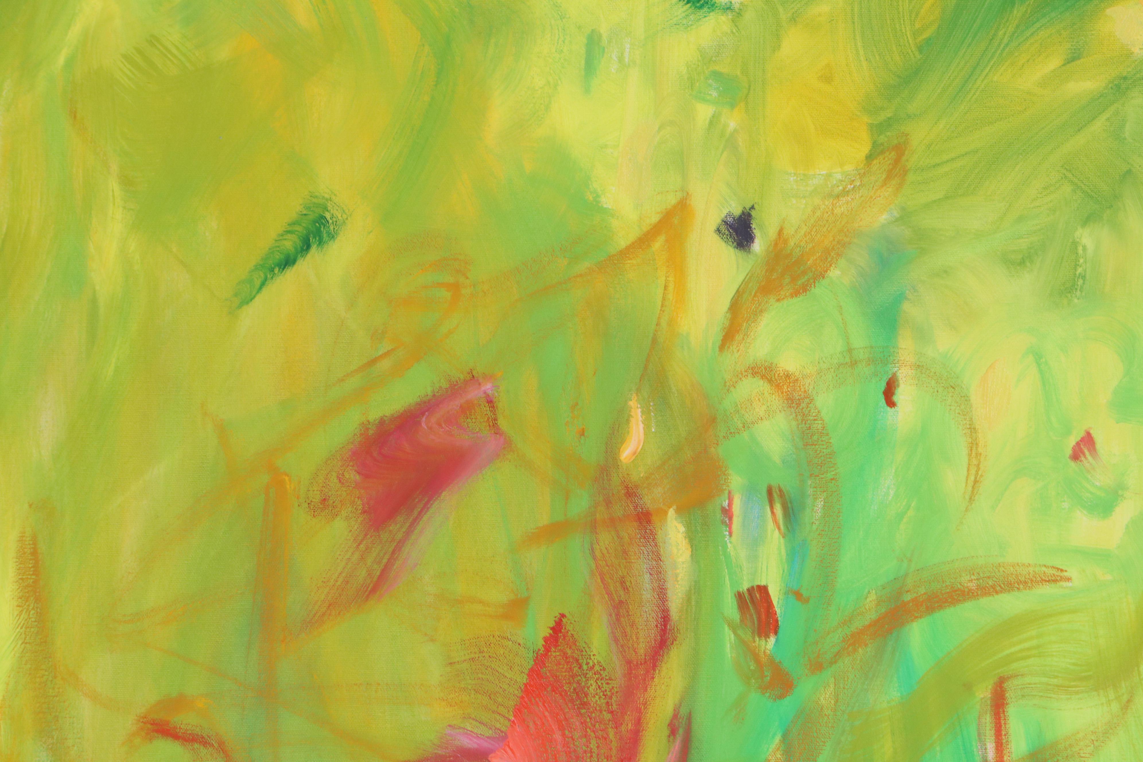 Suzie Wright Abstract Oil Painting "Field"