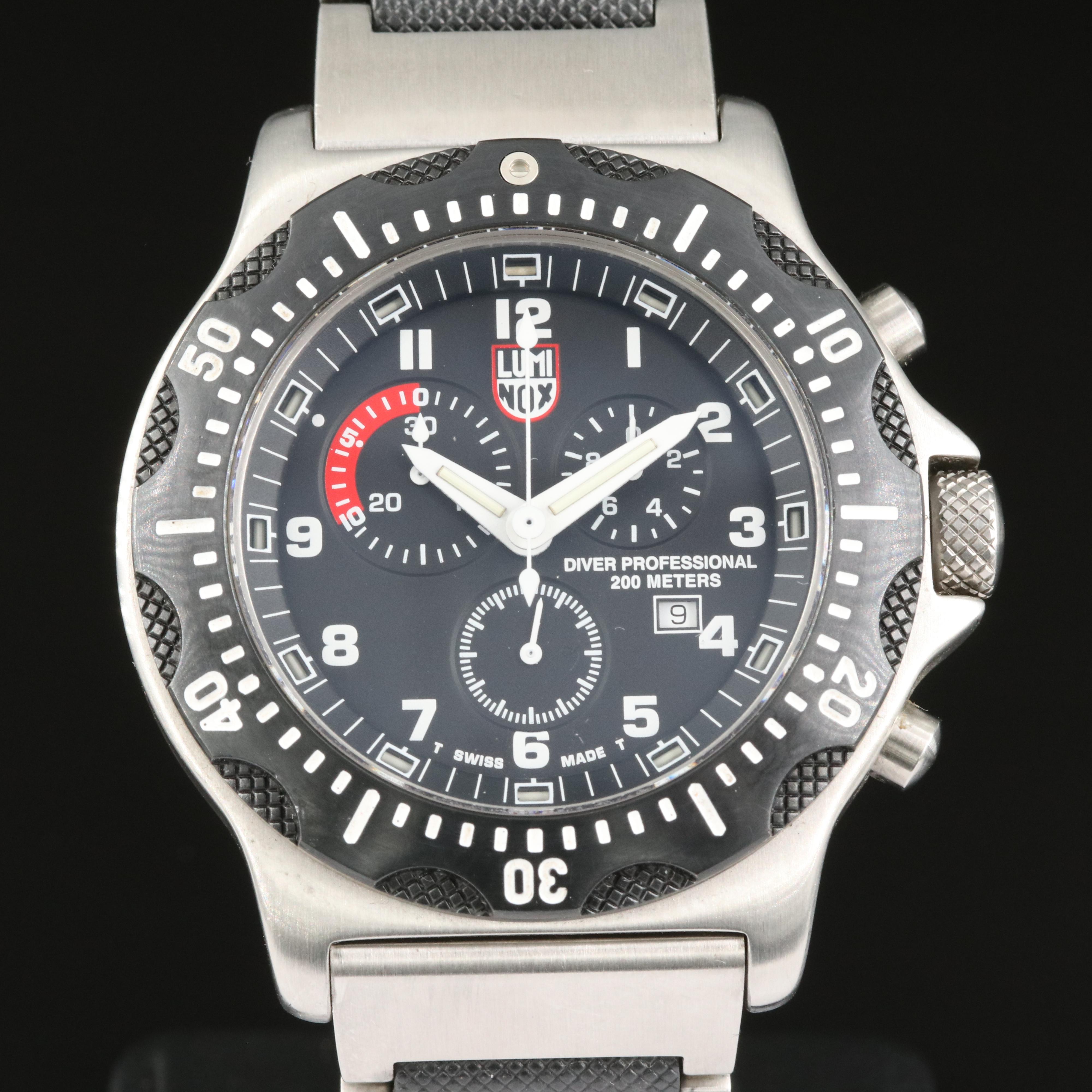 Luminox Series 8300 Diver Professional Stainless Steel Watch