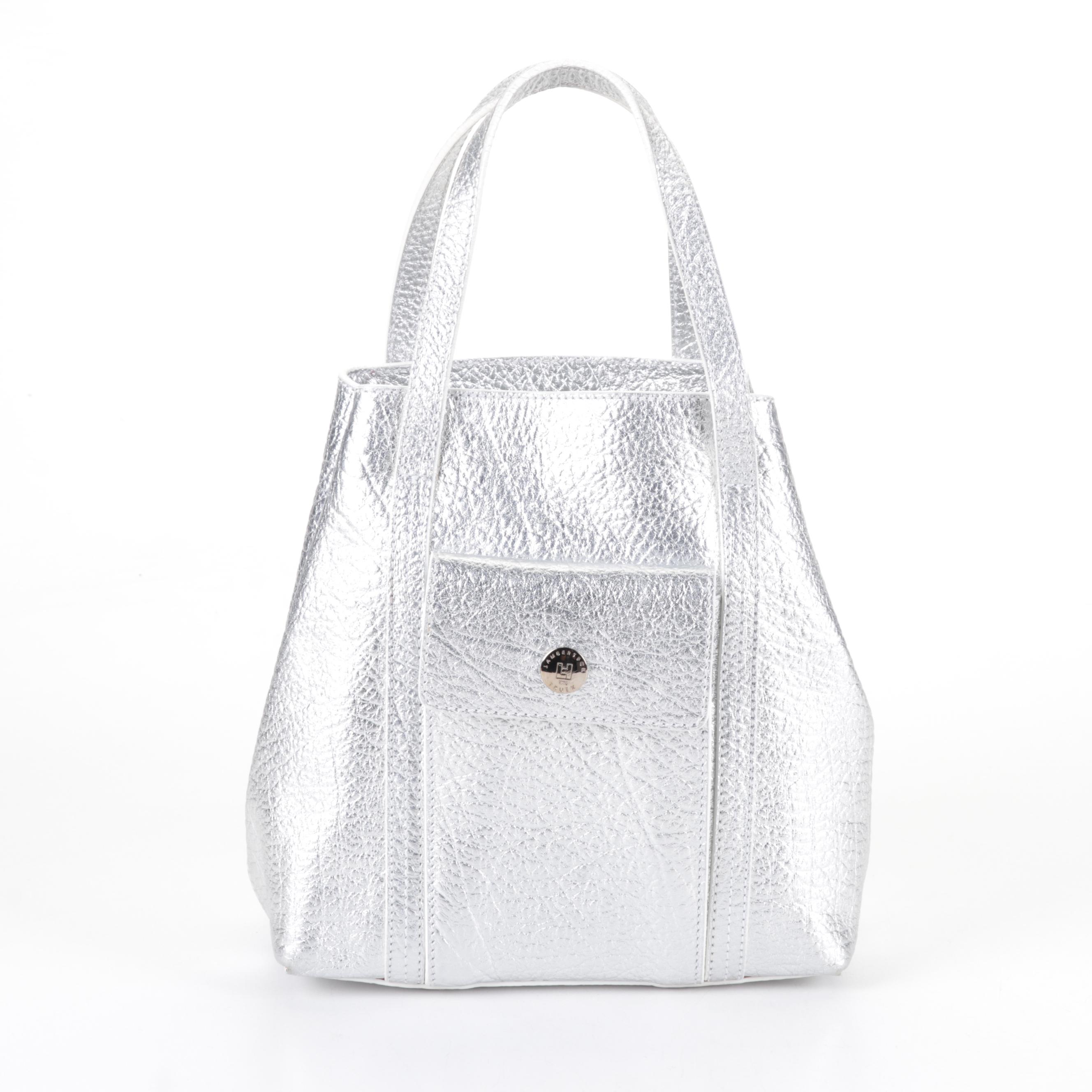 Prada and Giuseppe Zanotti Metallic Leather Sandals with Lambertson Truex Bag