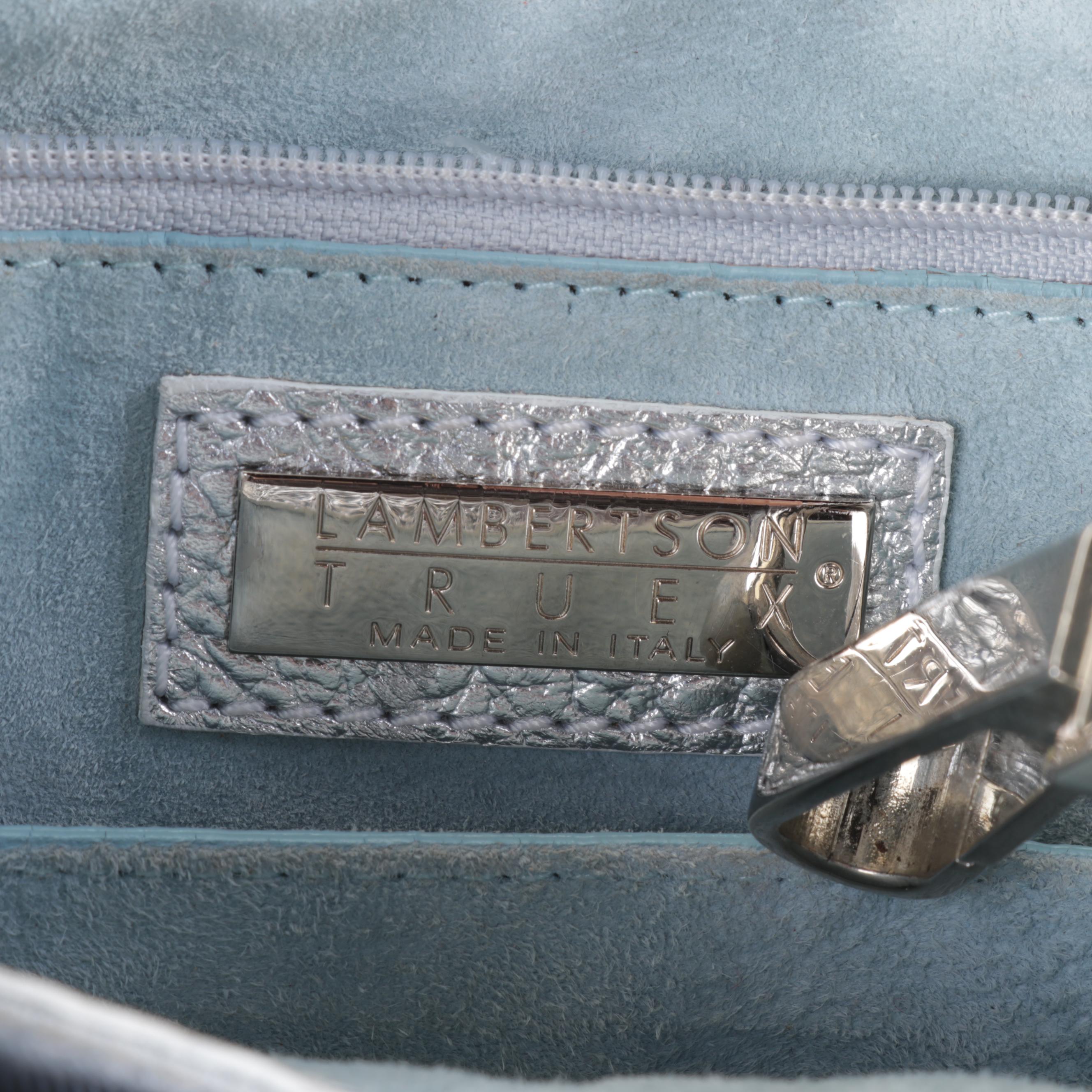 Prada and Giuseppe Zanotti Metallic Leather Sandals with Lambertson Truex Bag