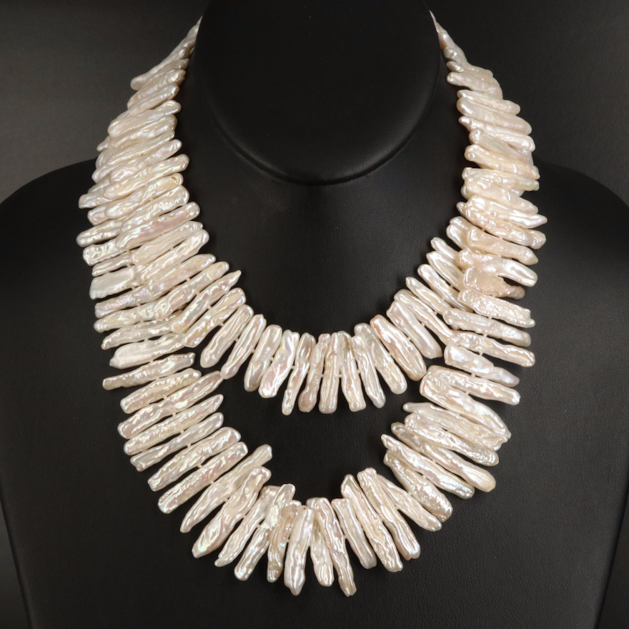 Opera Length Pearl Necklace