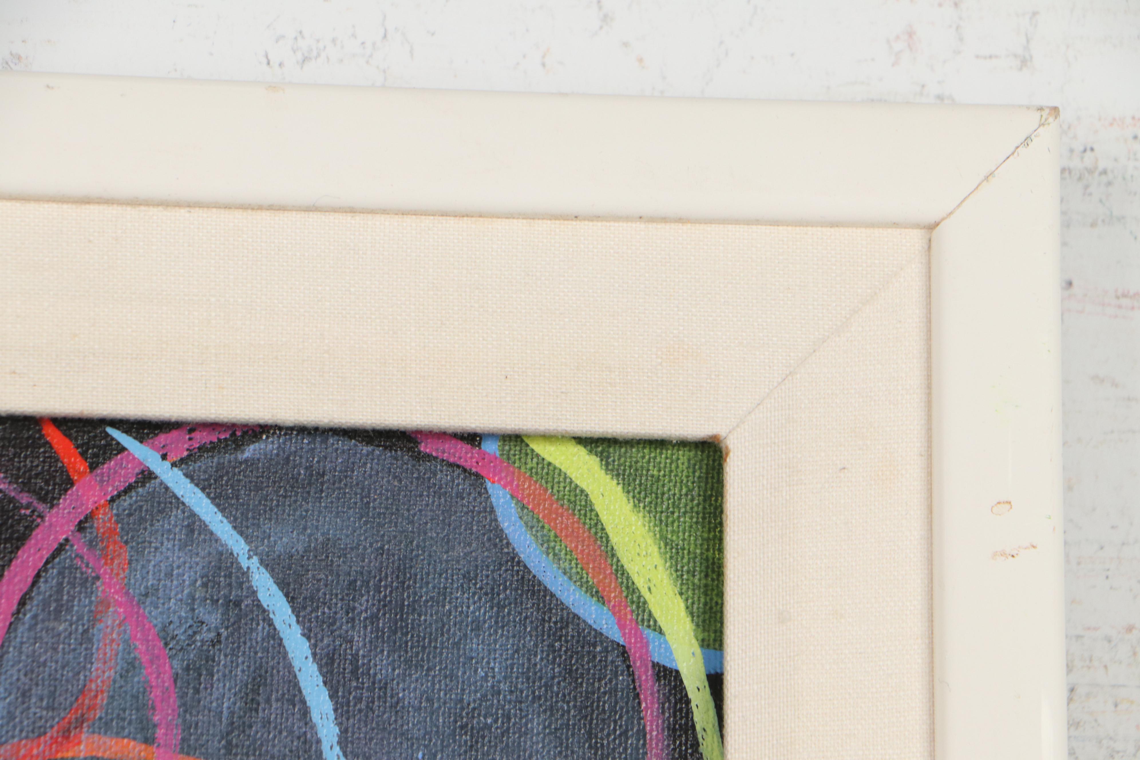 Suzie  Wright Abstract Acrylic Painting "Areas of Focus", 1997