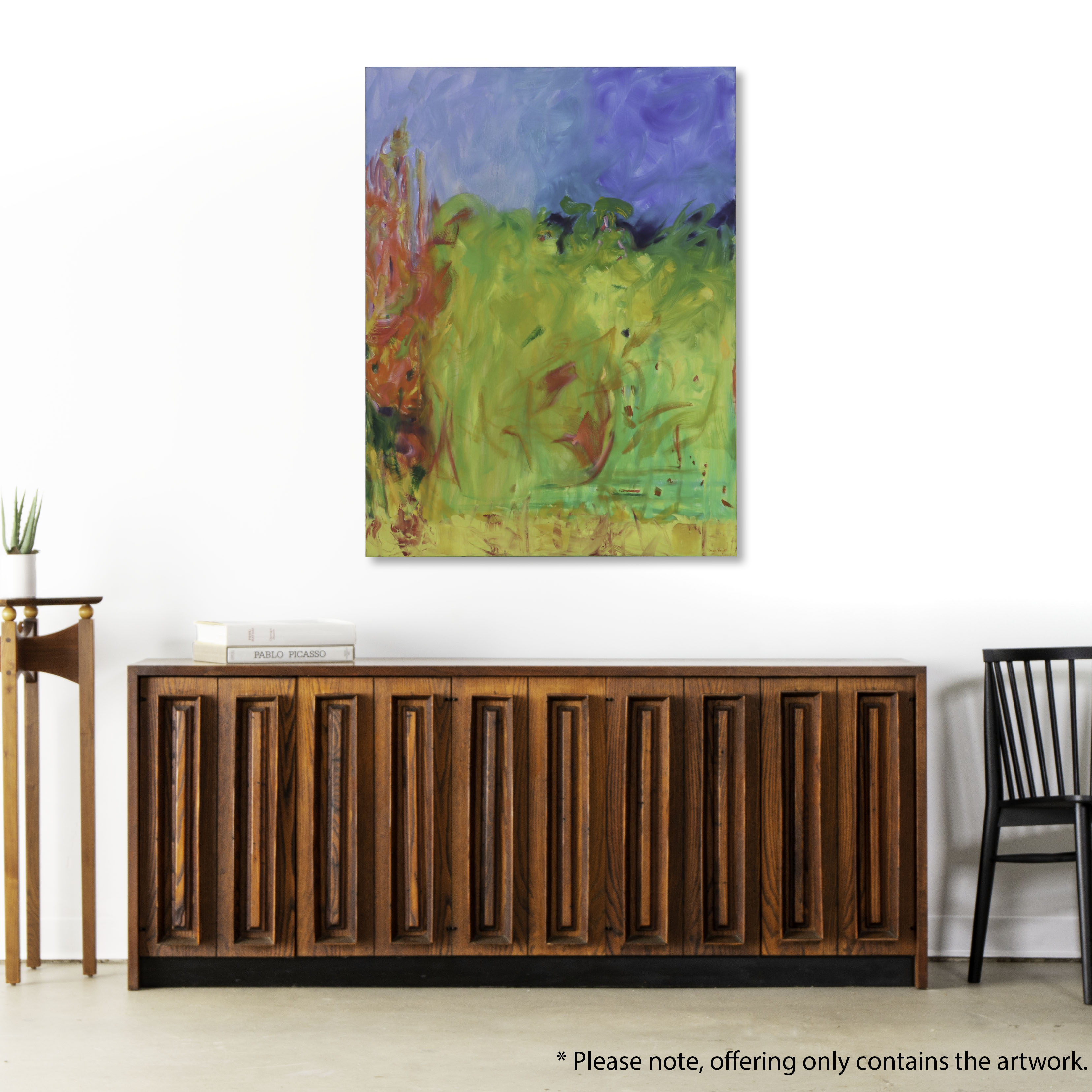 Suzie Wright Abstract Oil Painting "Field"