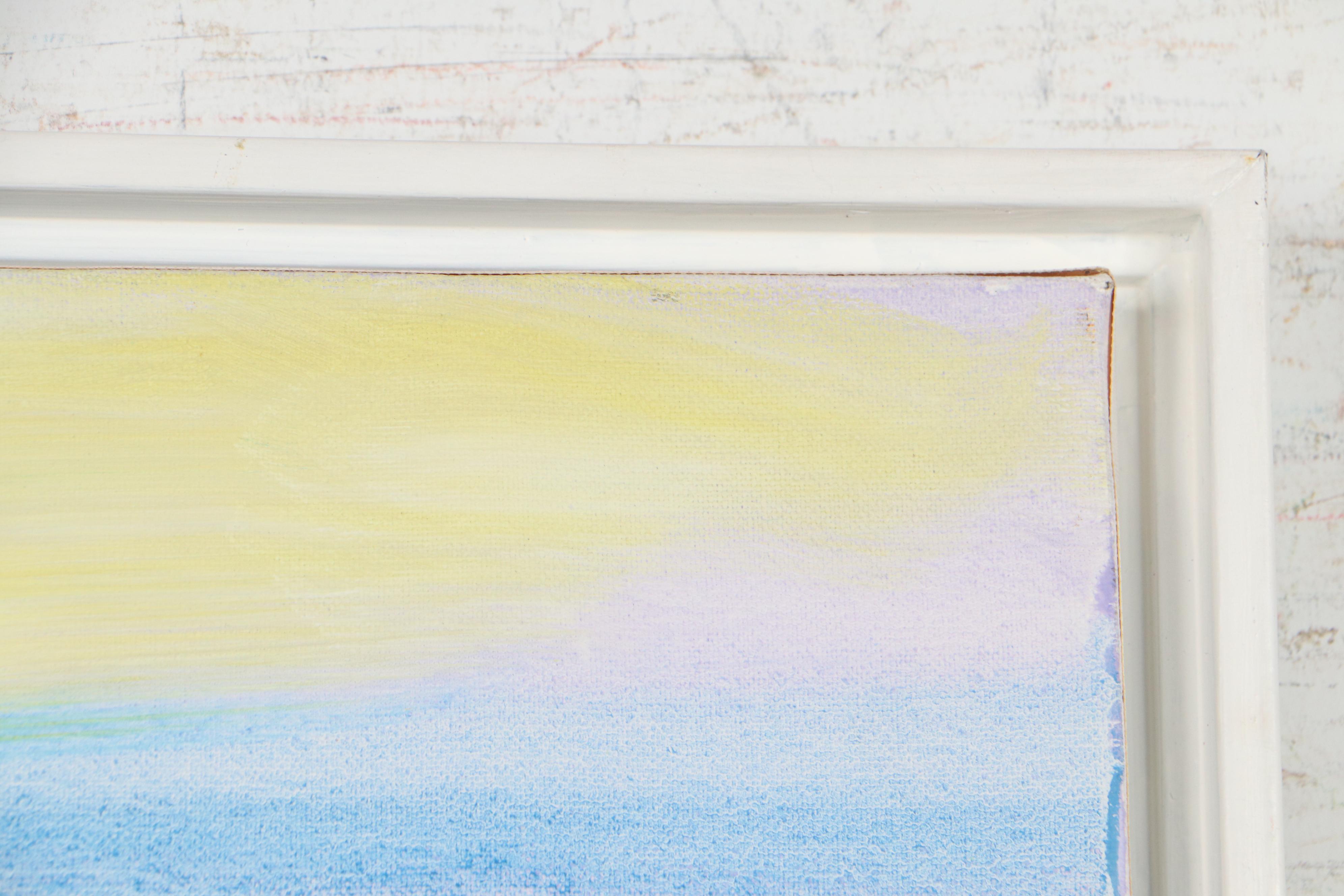 Suzie Wright Abstract Oil Painting "Aerial View"