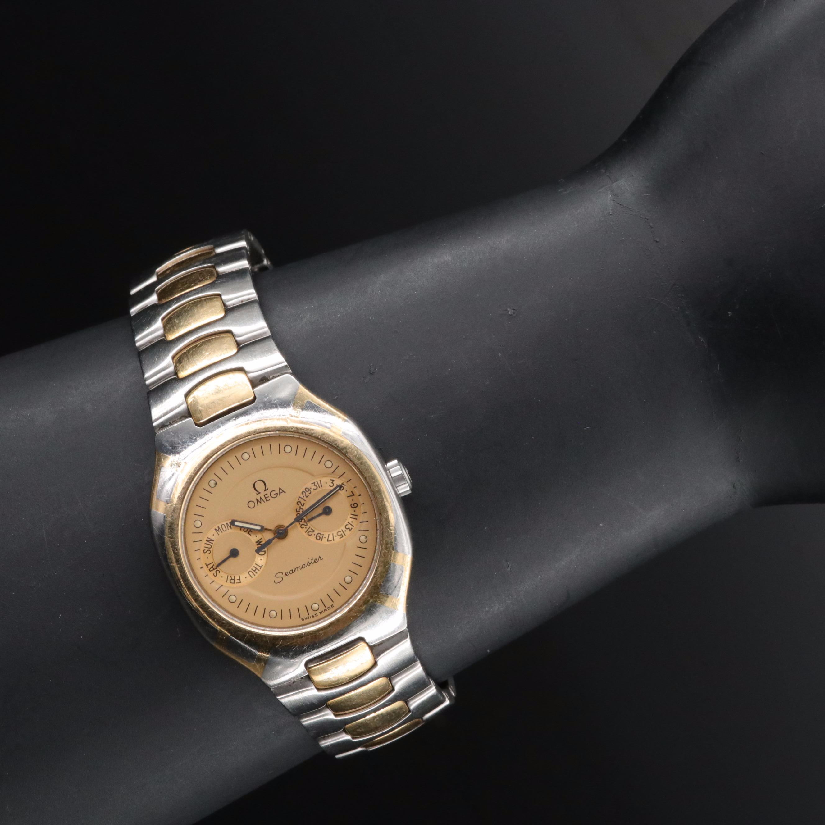 Omega Seamaster Polaris 18K and Stainless Steel Watch