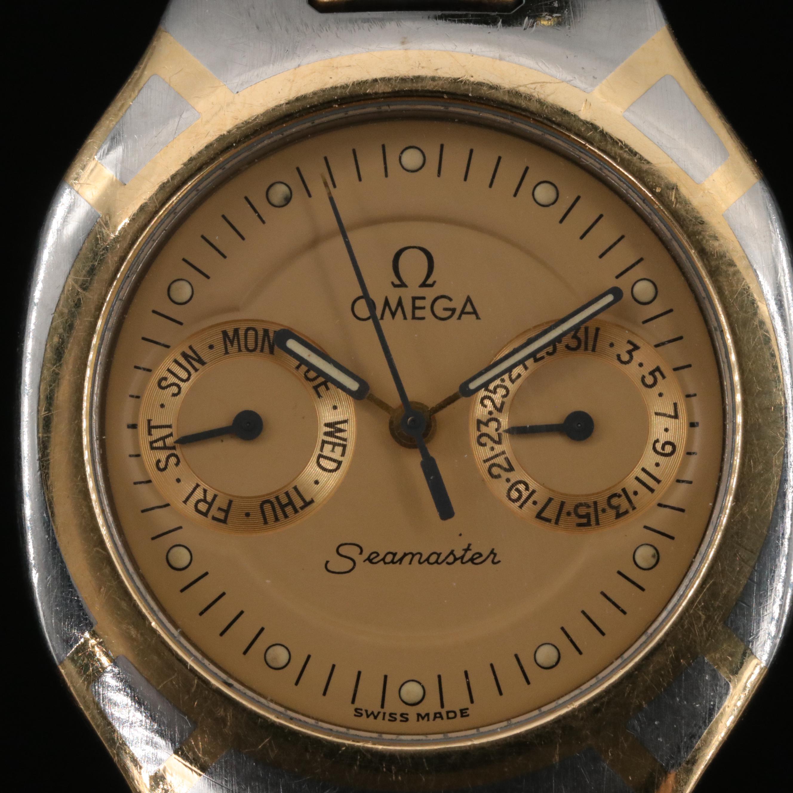 Omega Seamaster Polaris 18K and Stainless Steel Watch