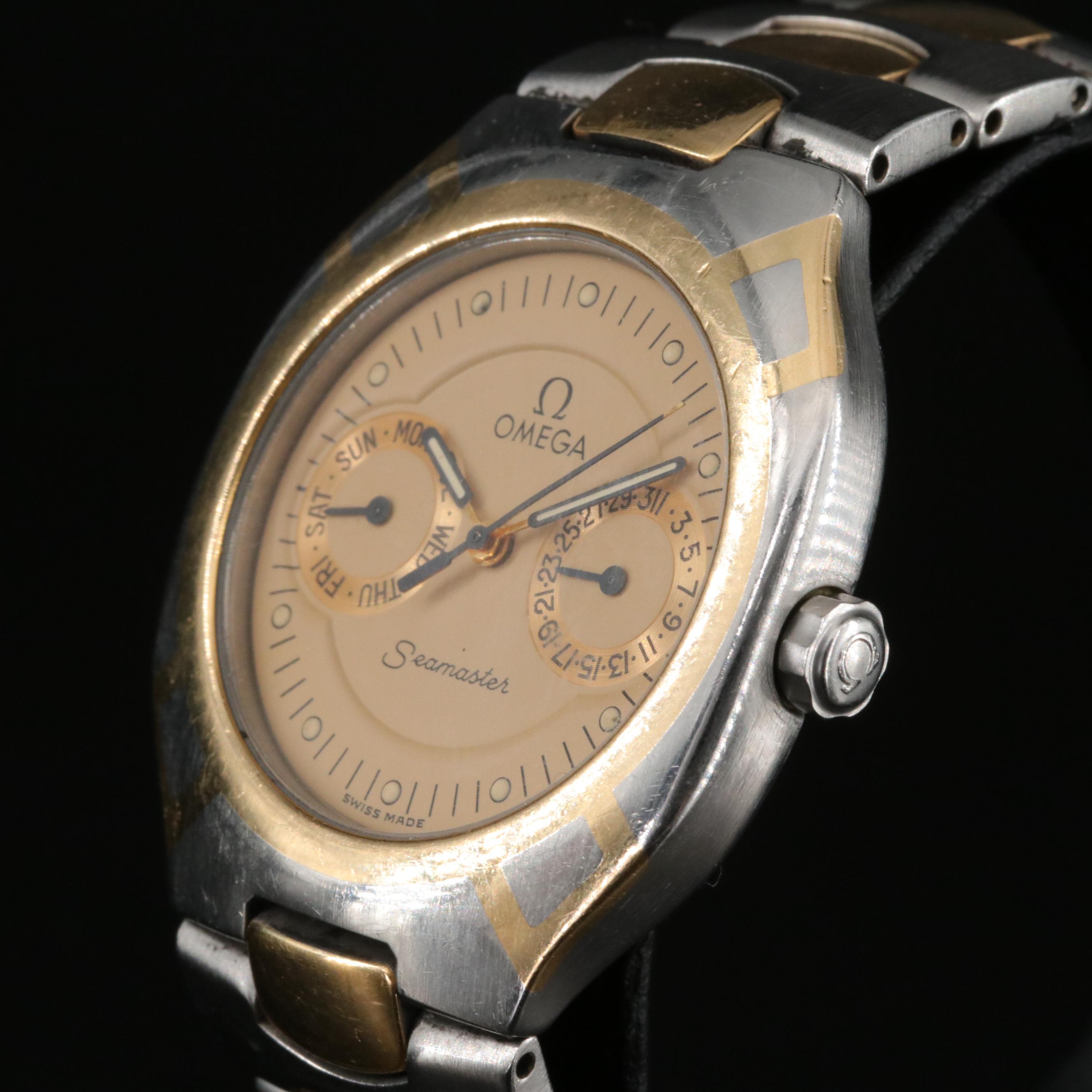 Omega Seamaster Polaris 18K and Stainless Steel Watch