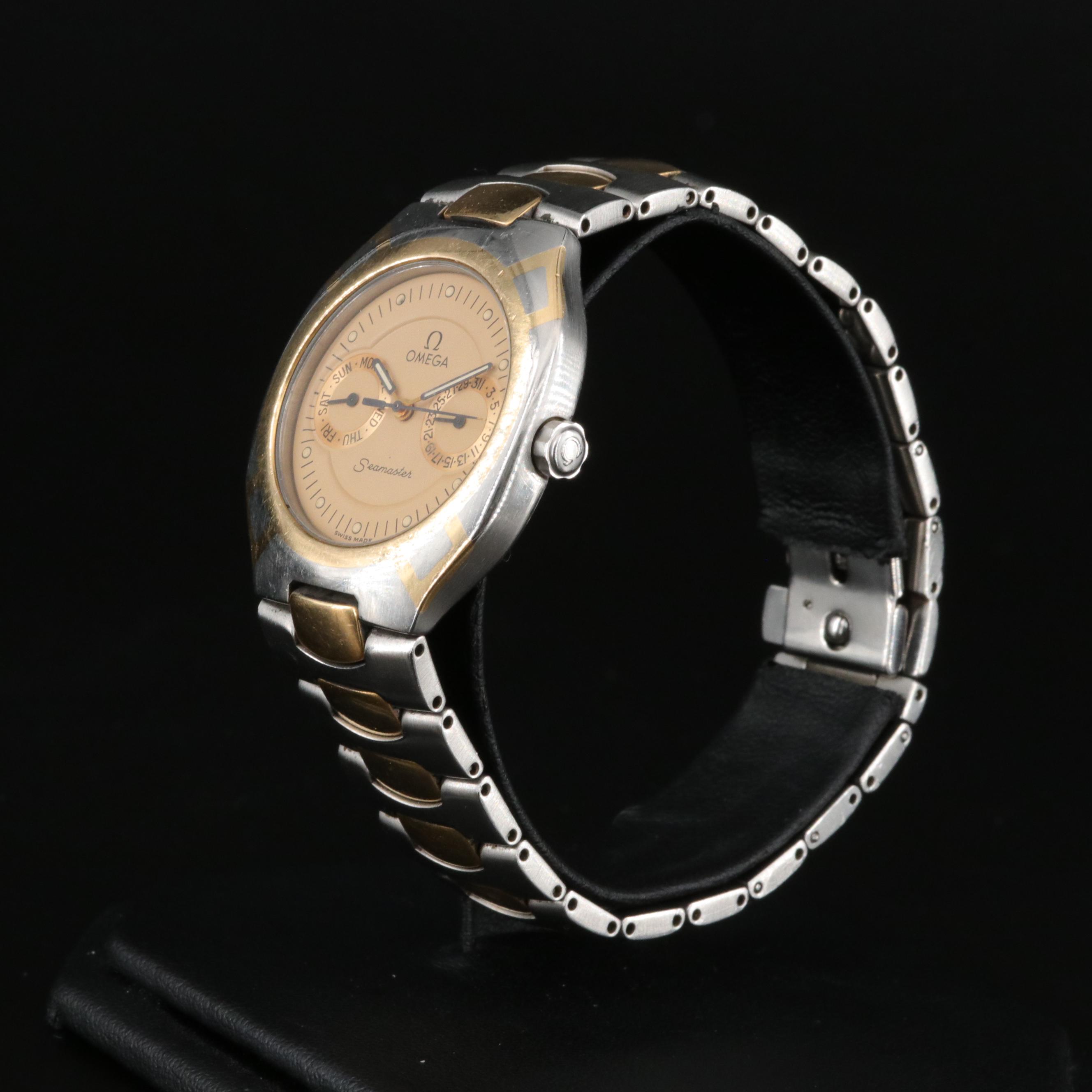 Omega Seamaster Polaris 18K and Stainless Steel Watch