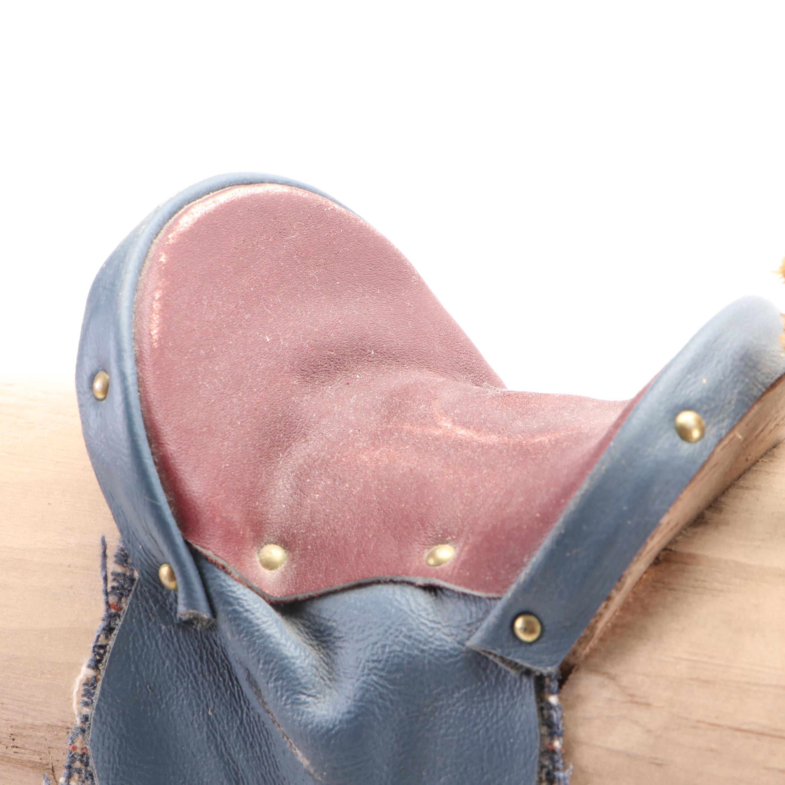 Folk Art Style Handcrafted Rocking Horse, 1990