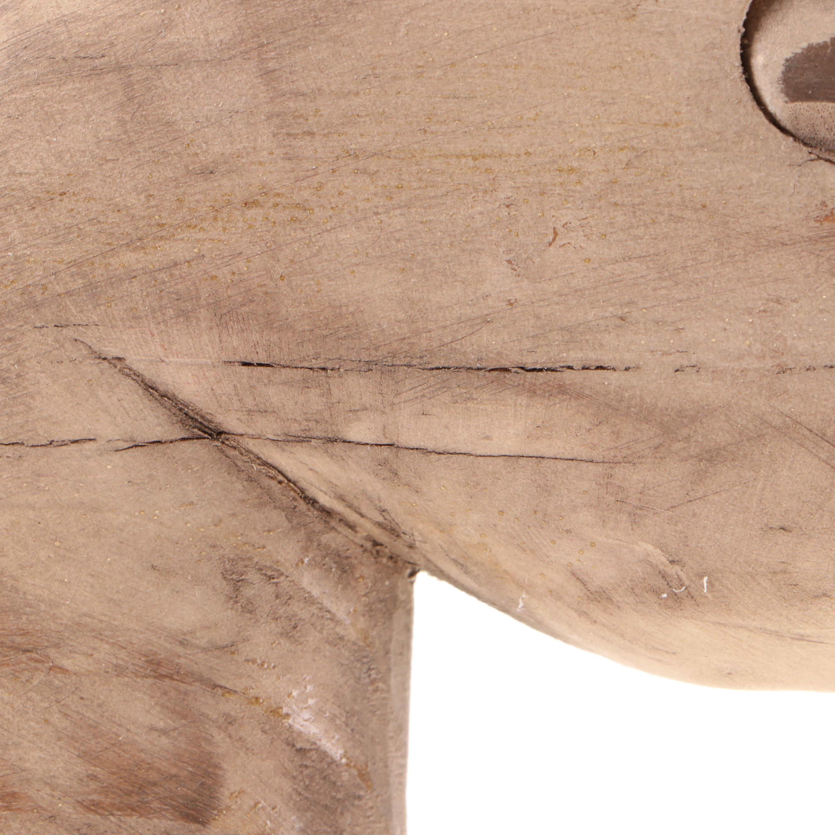 Folk Art Style Handcrafted Rocking Horse, 1990