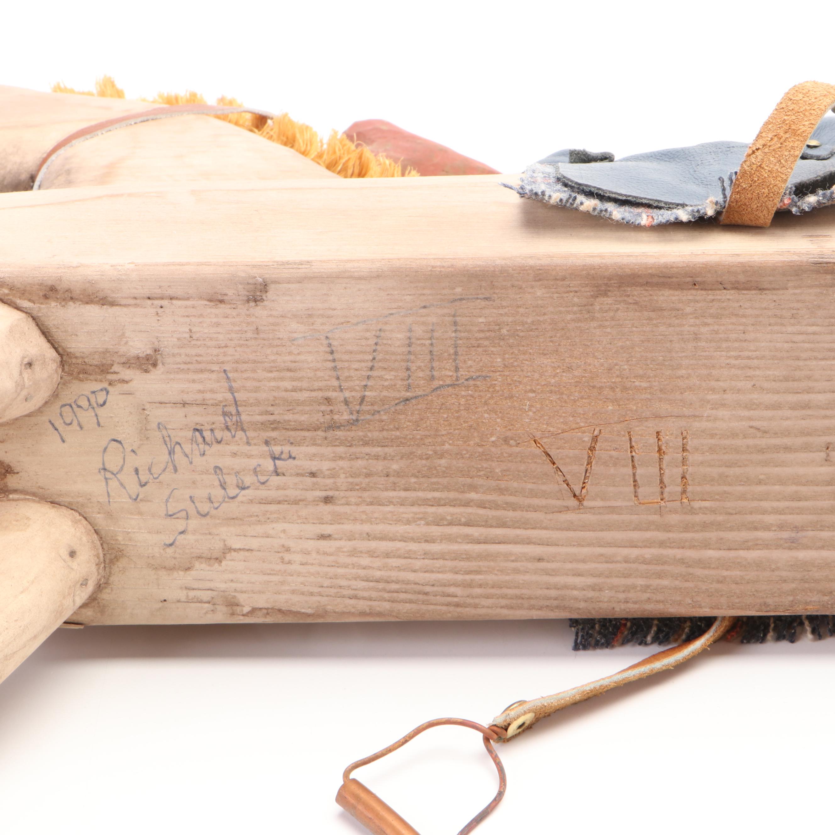 Folk Art Style Handcrafted Rocking Horse, 1990