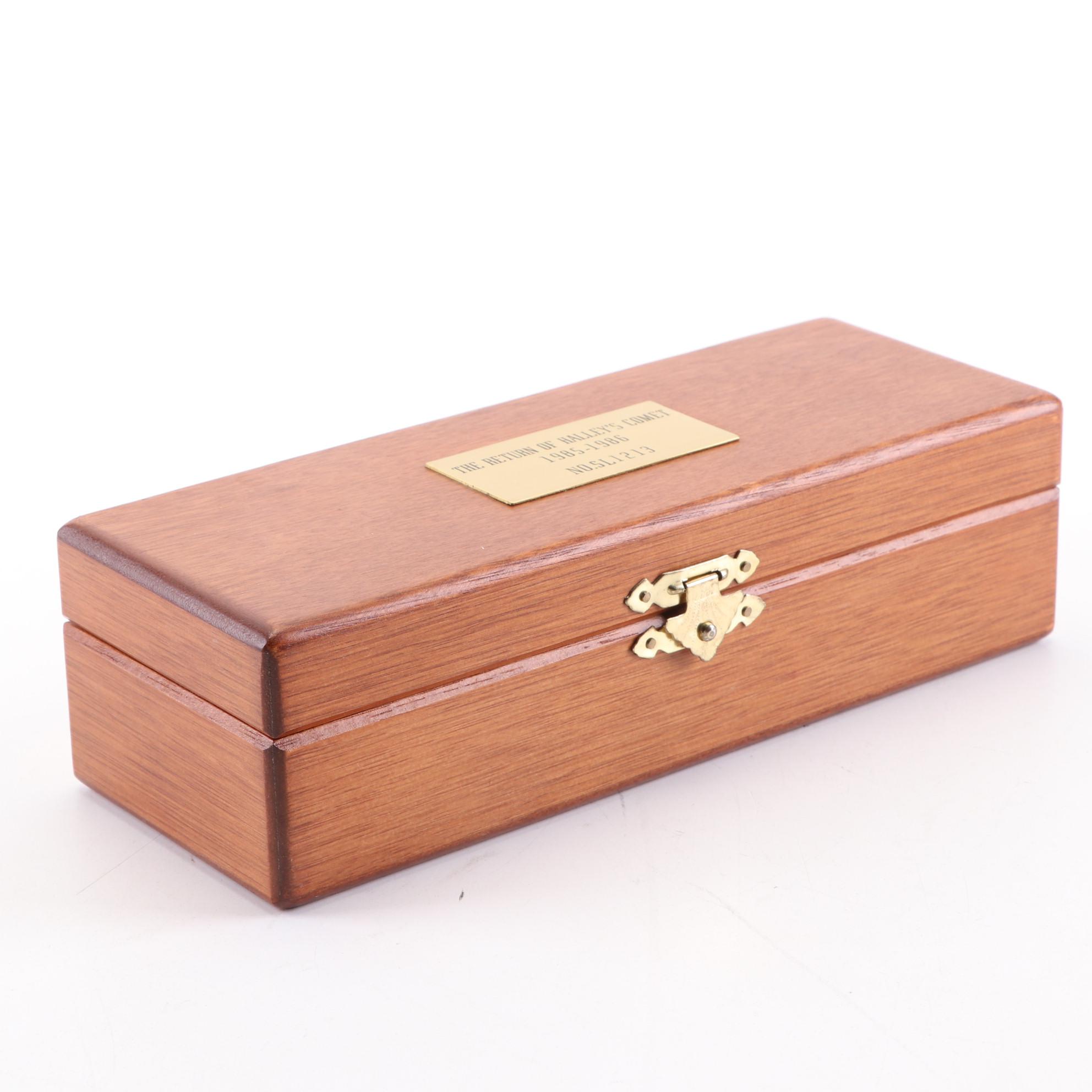 Commemorative "Return of Halley's Comet" Brass Telescope, 1985-1986