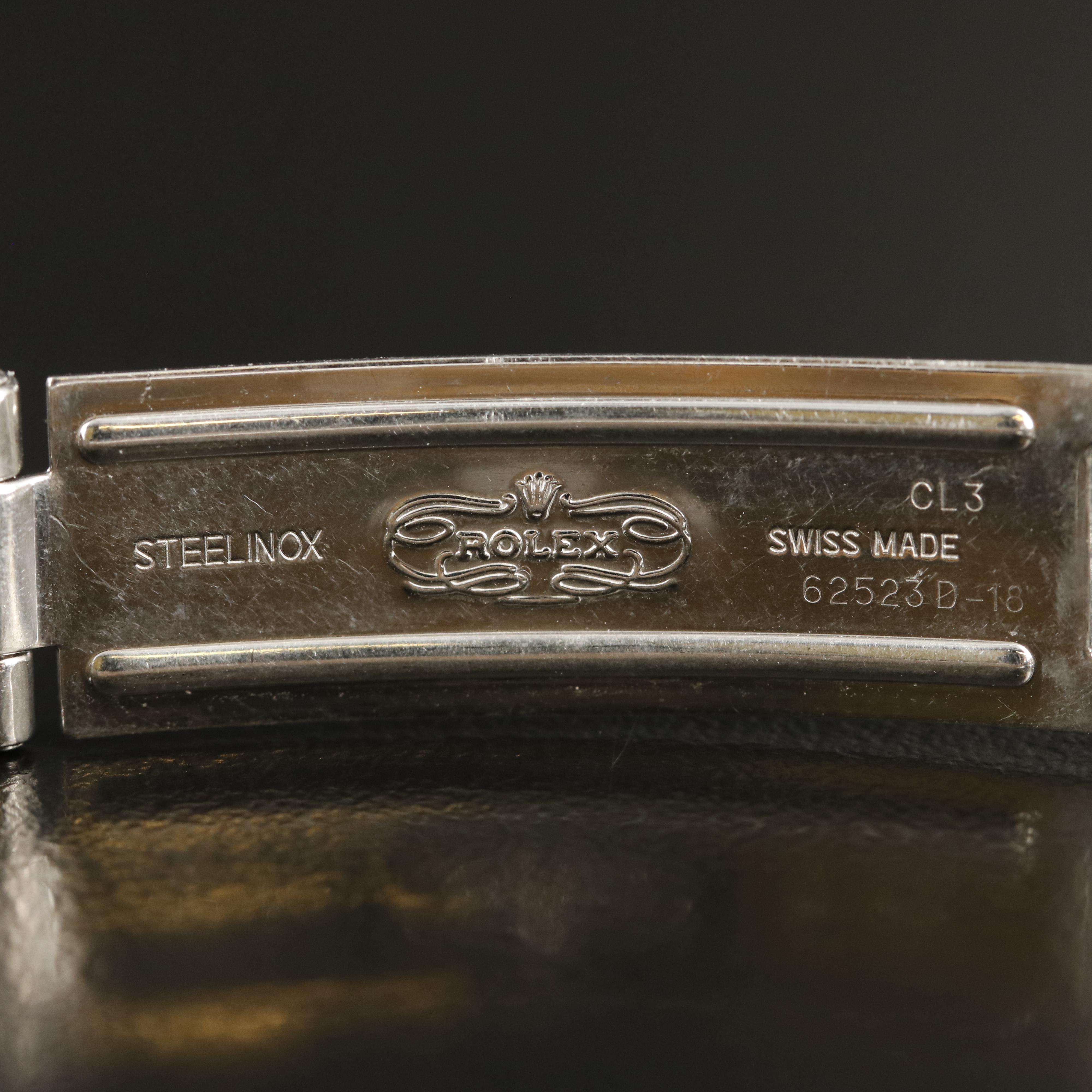 2002 - 2004 Rolex Factory Diamond Dial Oyster Perpetual Watch