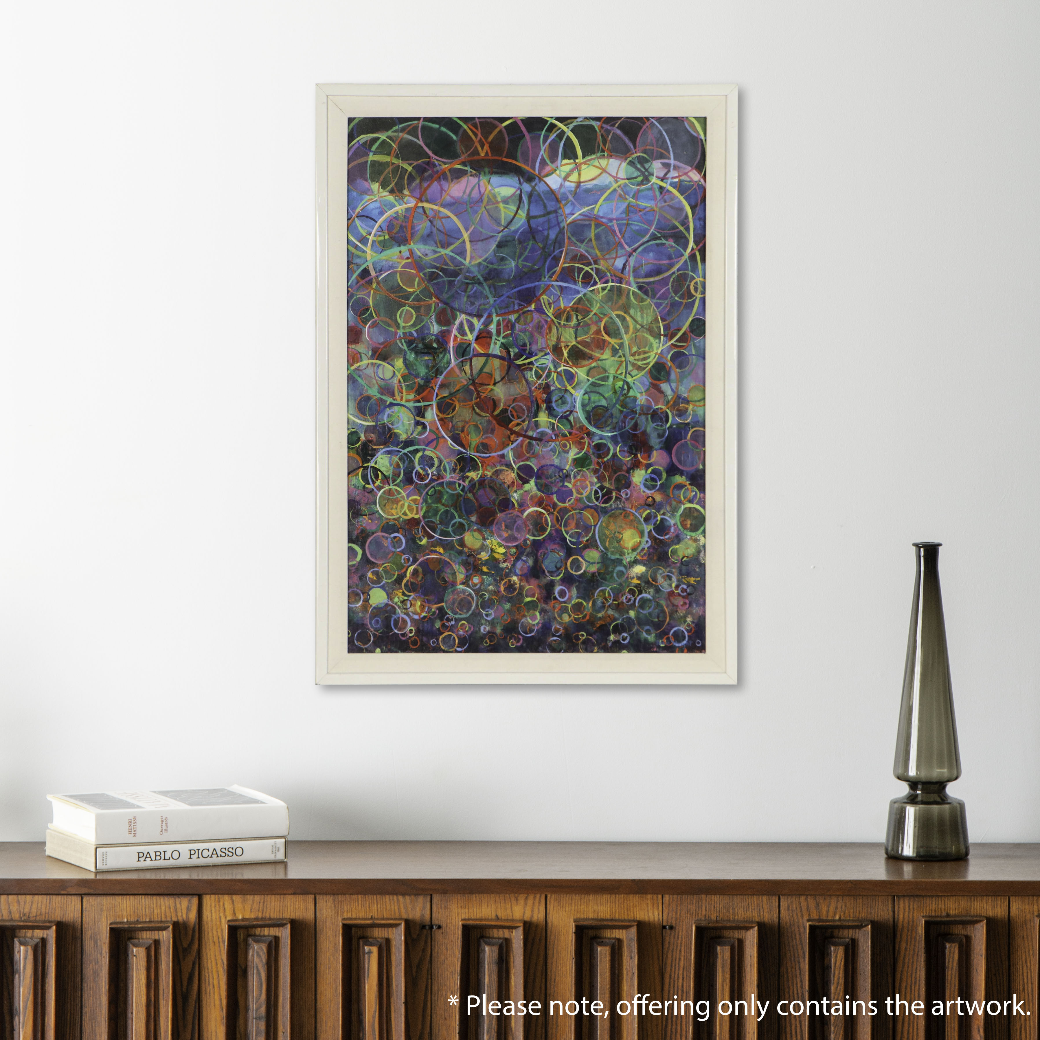 Suzie  Wright Abstract Acrylic Painting "Areas of Focus", 1997