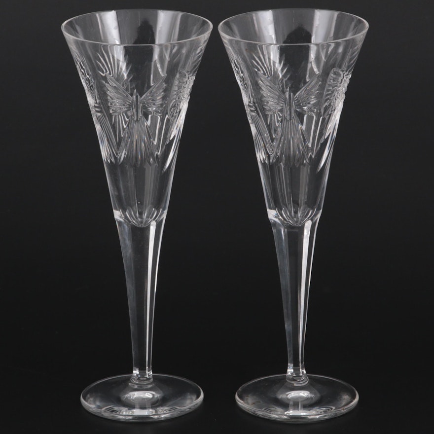 Waterford Crystal "The Millennium Collection" Toasting Flutes, 1996–2005