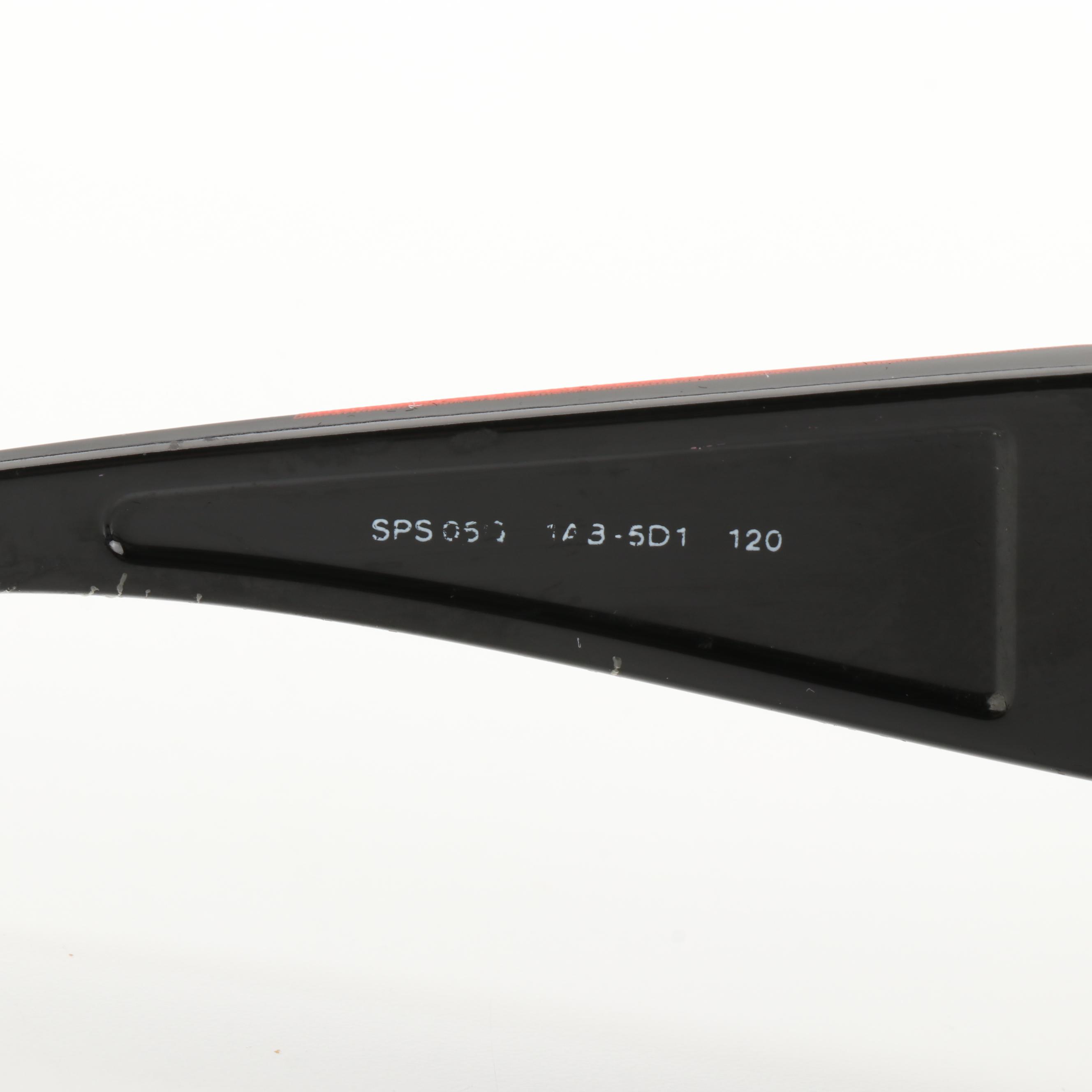 Prada Sport Wrap Style Sunglasses with Case